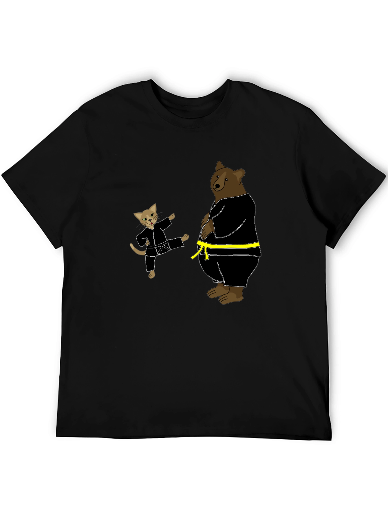 Karate Cat & Bear T-Shirt