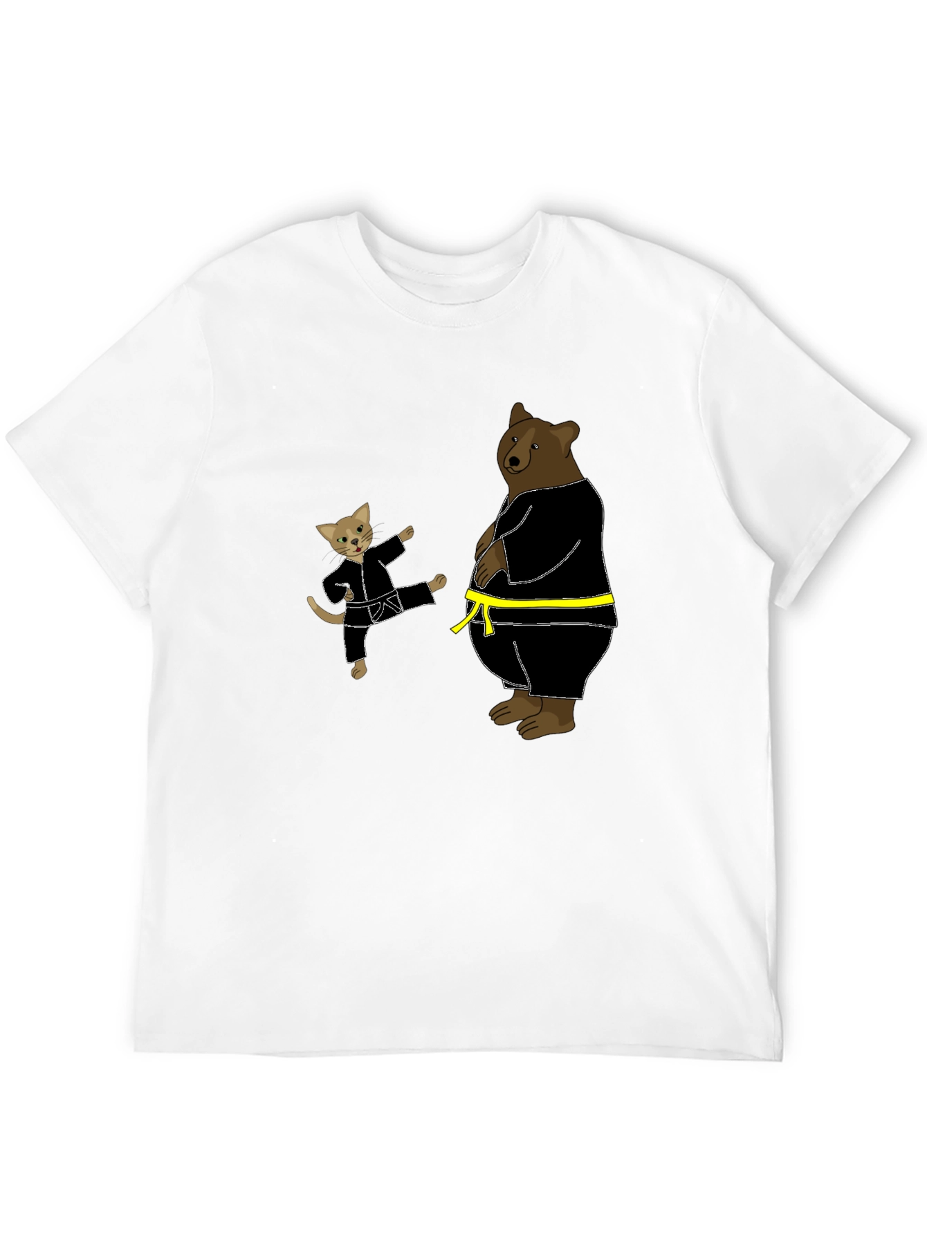 Karate Cat & Bear T-Shirt