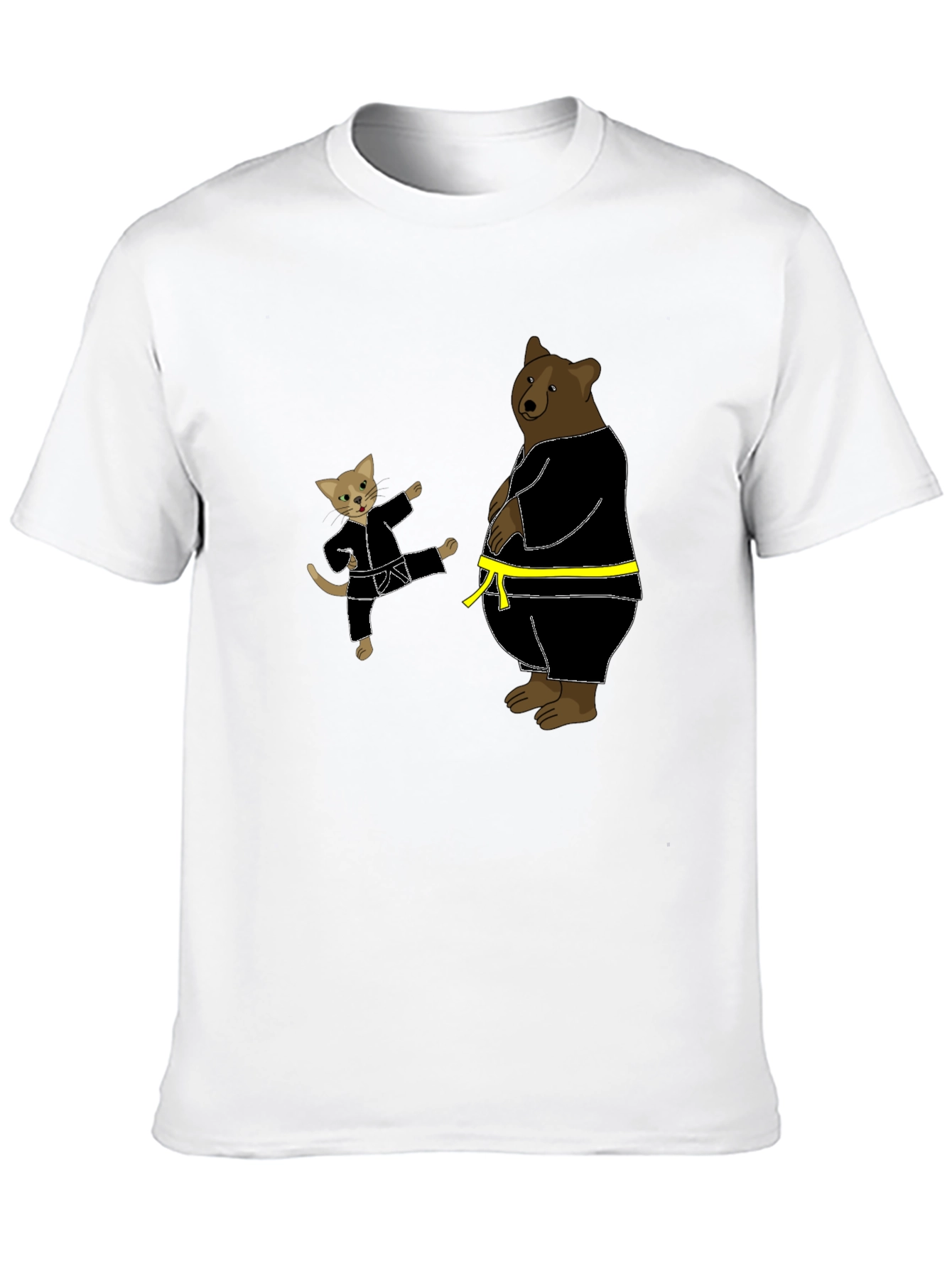 Karate Cat & Bear T-Shirt