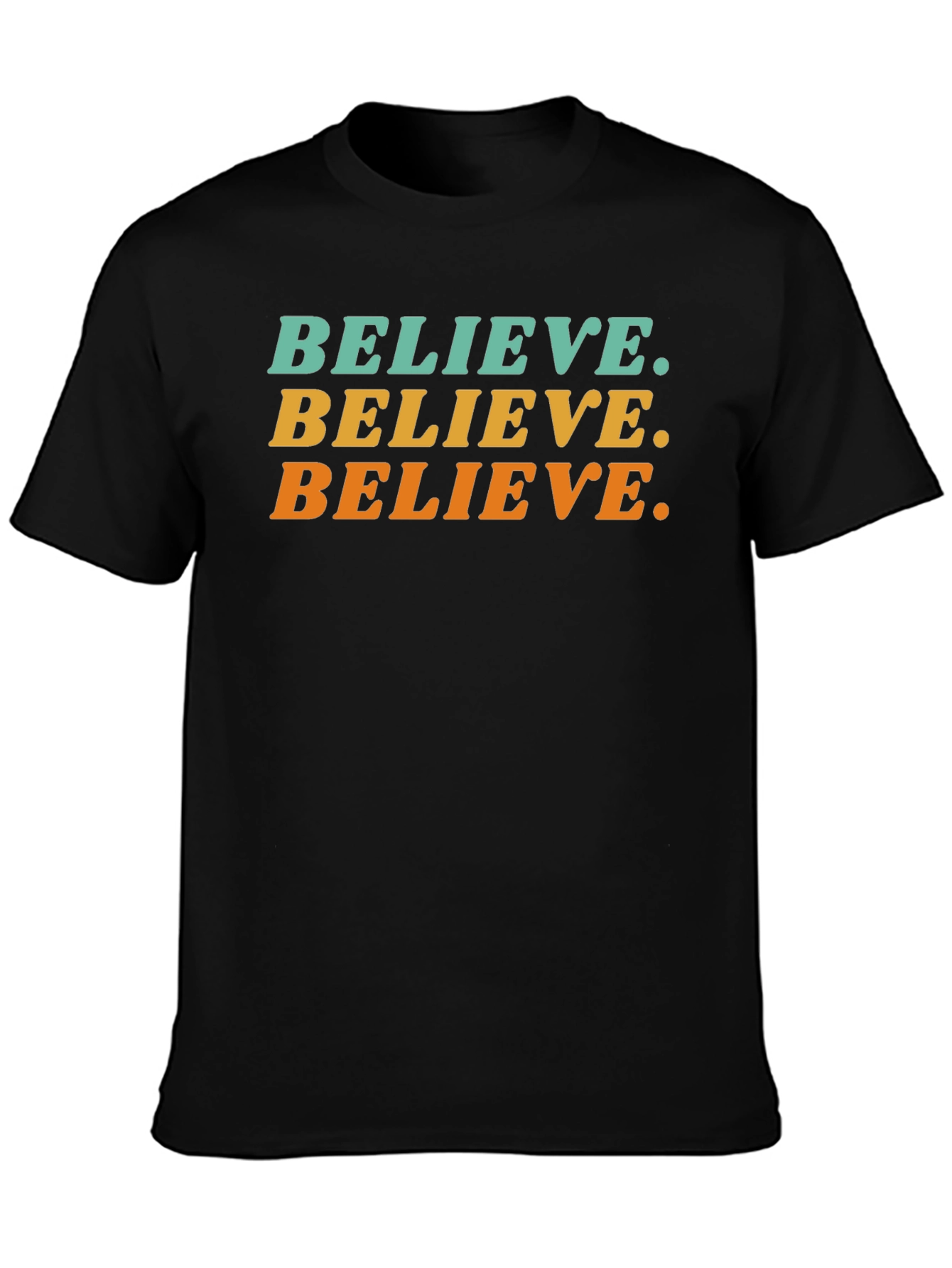 Believe Graphic T-Shirt - Retro Style