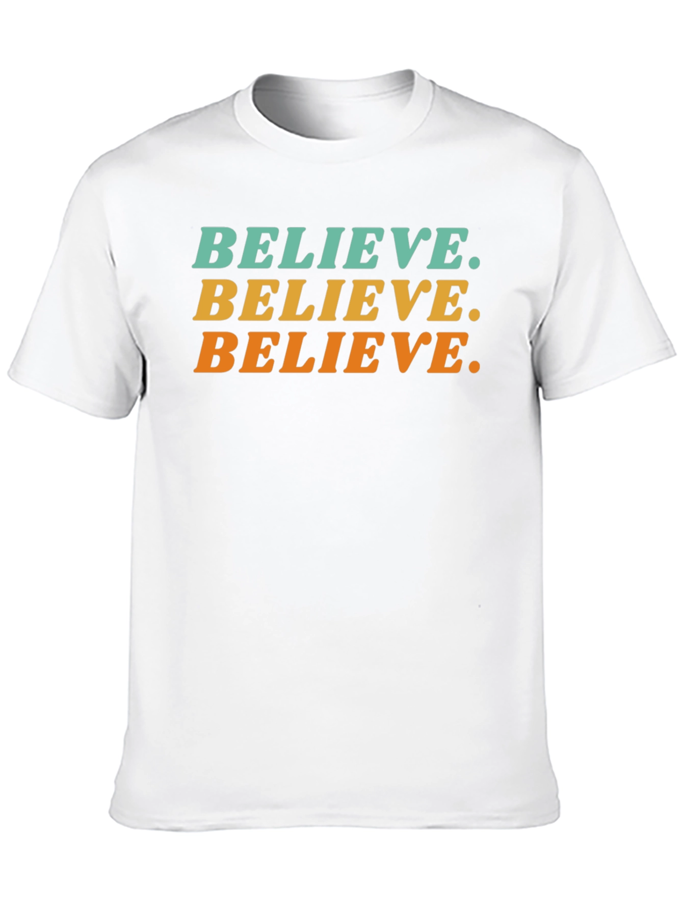 Believe Graphic T-Shirt - Retro Style