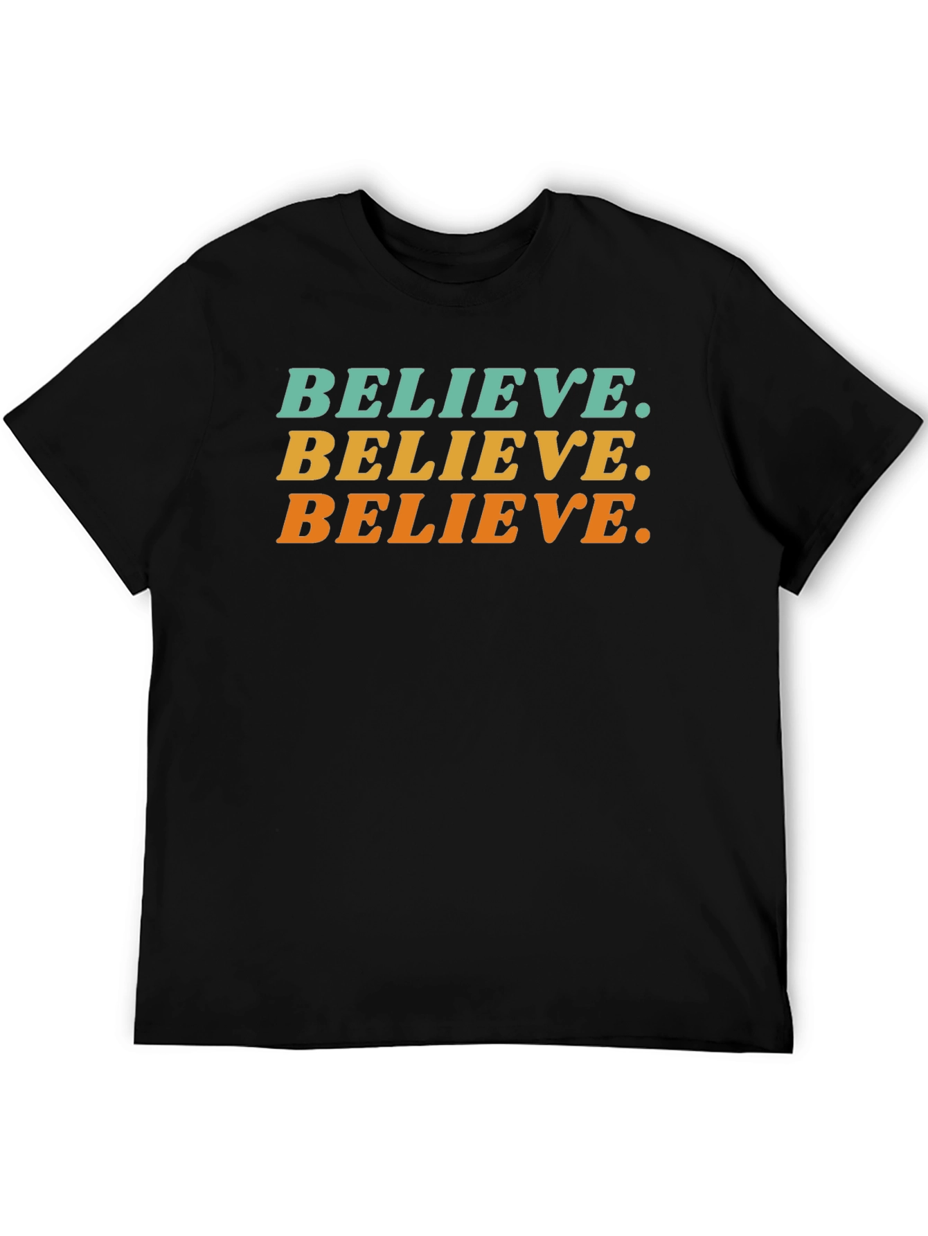 Believe Graphic T-Shirt - Retro Style
