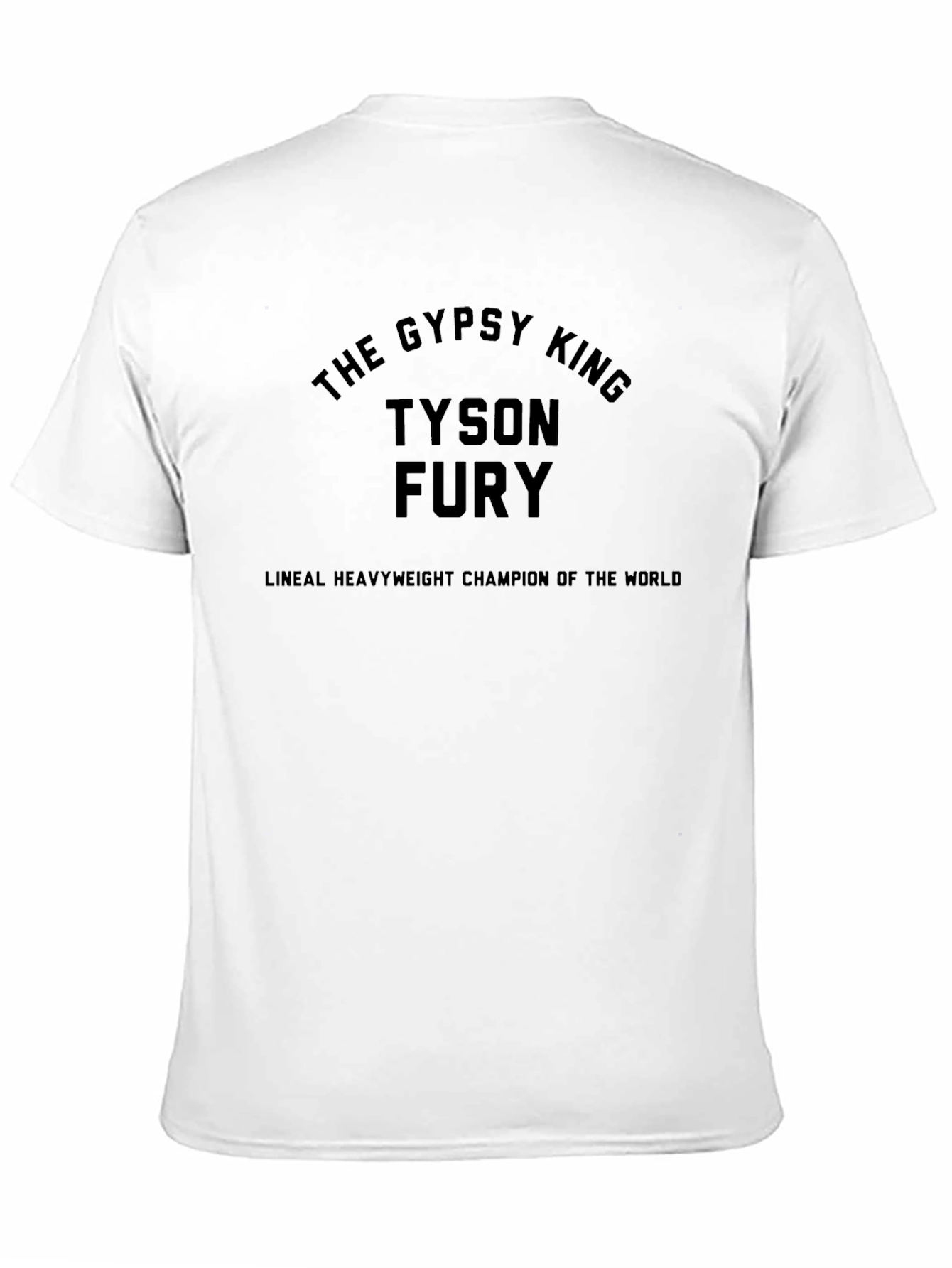 The Gypsy King Tyson Fury Black T-Shirt
