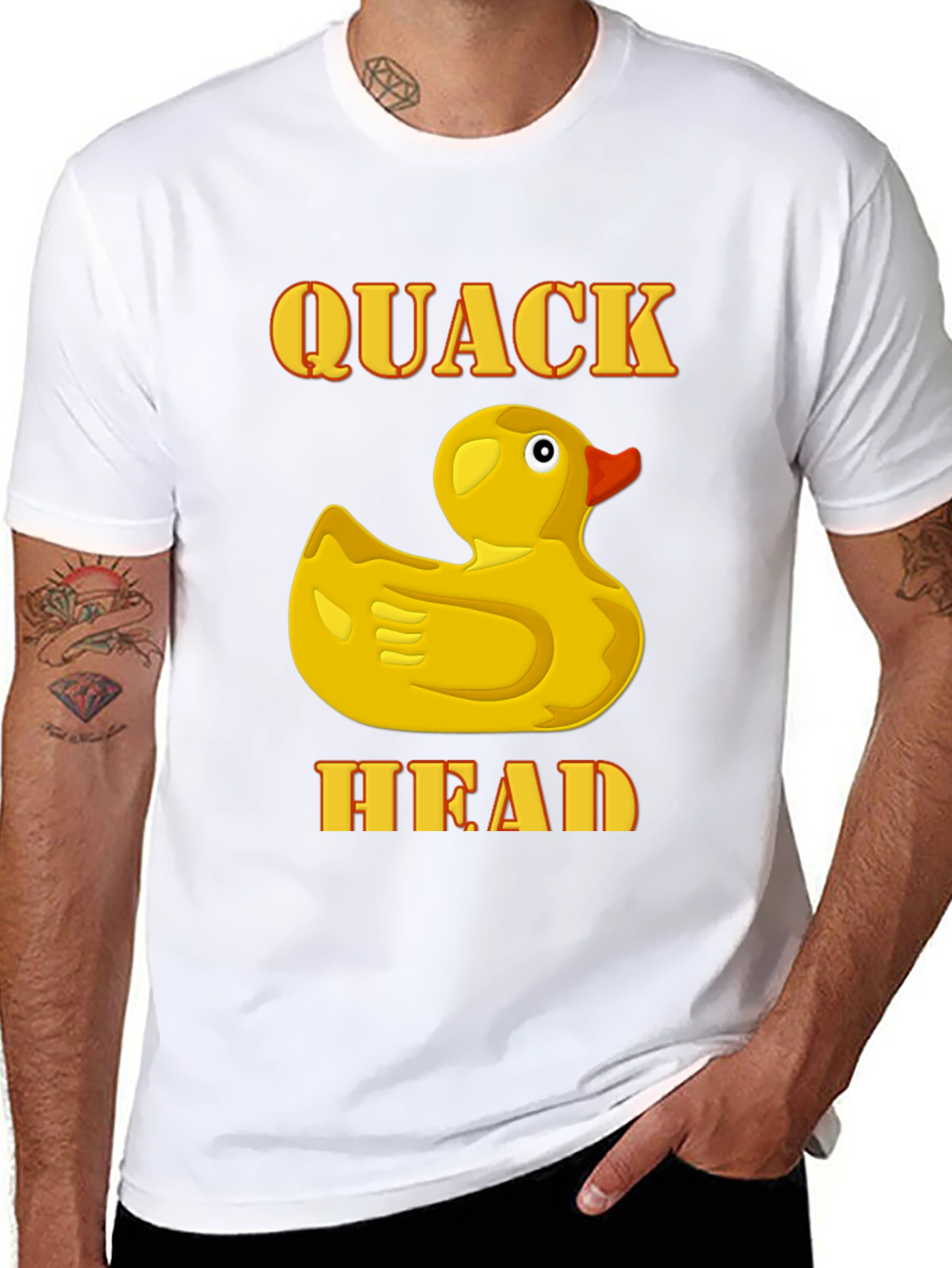 Quack Head T-Shirt - Funny Duck Graphic Tee