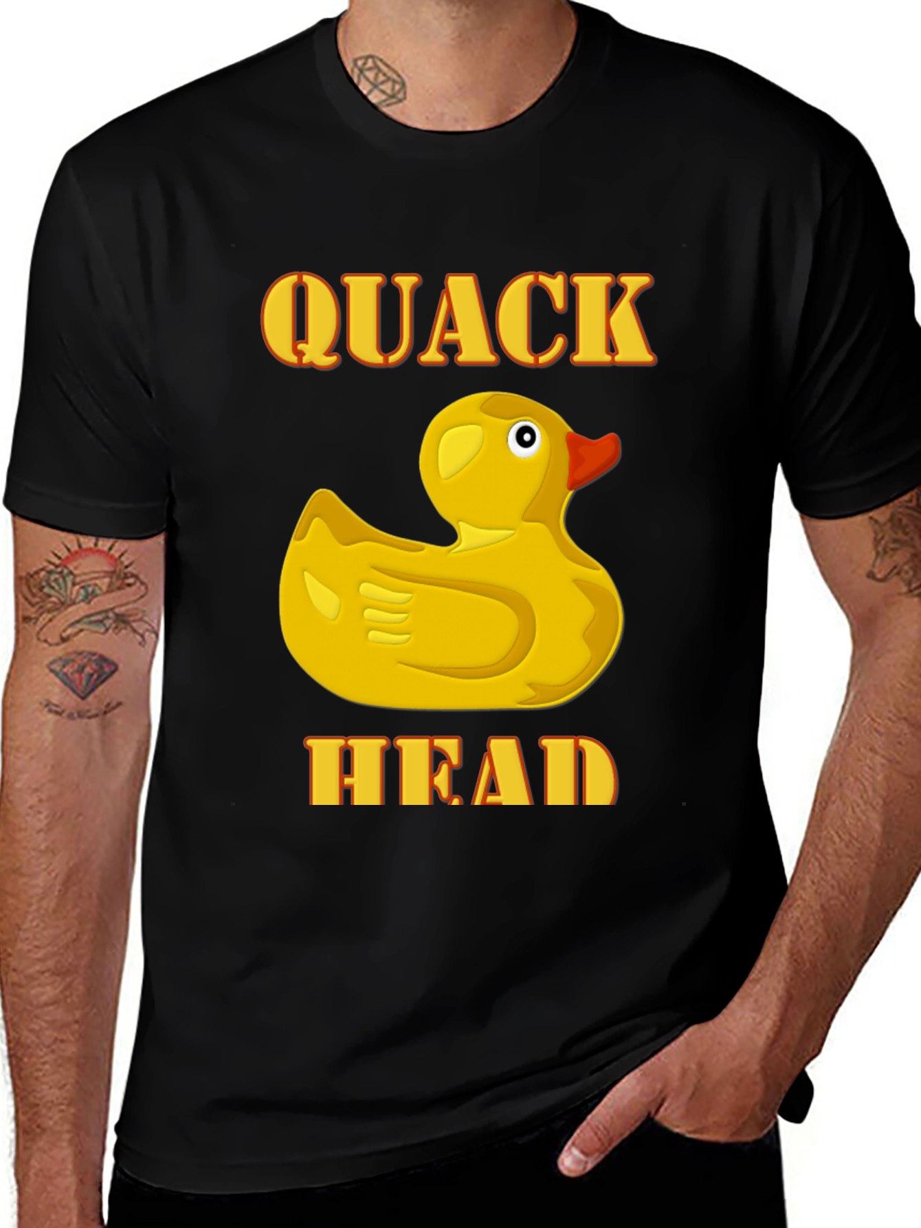 Quack Head T-Shirt - Funny Duck Graphic Tee