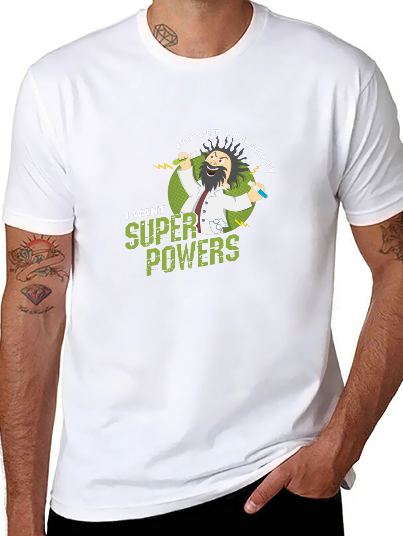 Forget Lab Safety! Super Powers T-Shirt