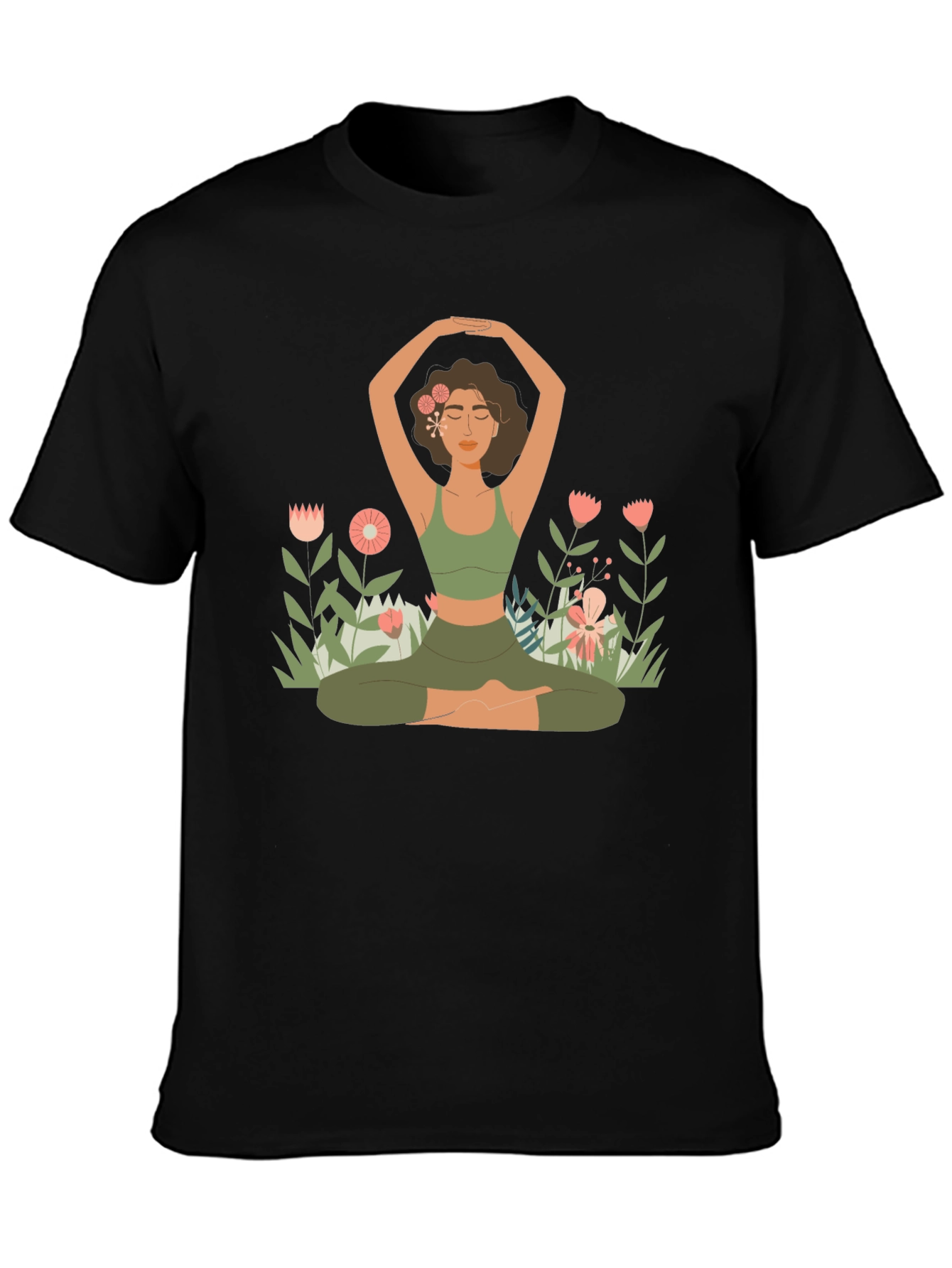Yoga Girl Graphic Tee - Relaxed Fit