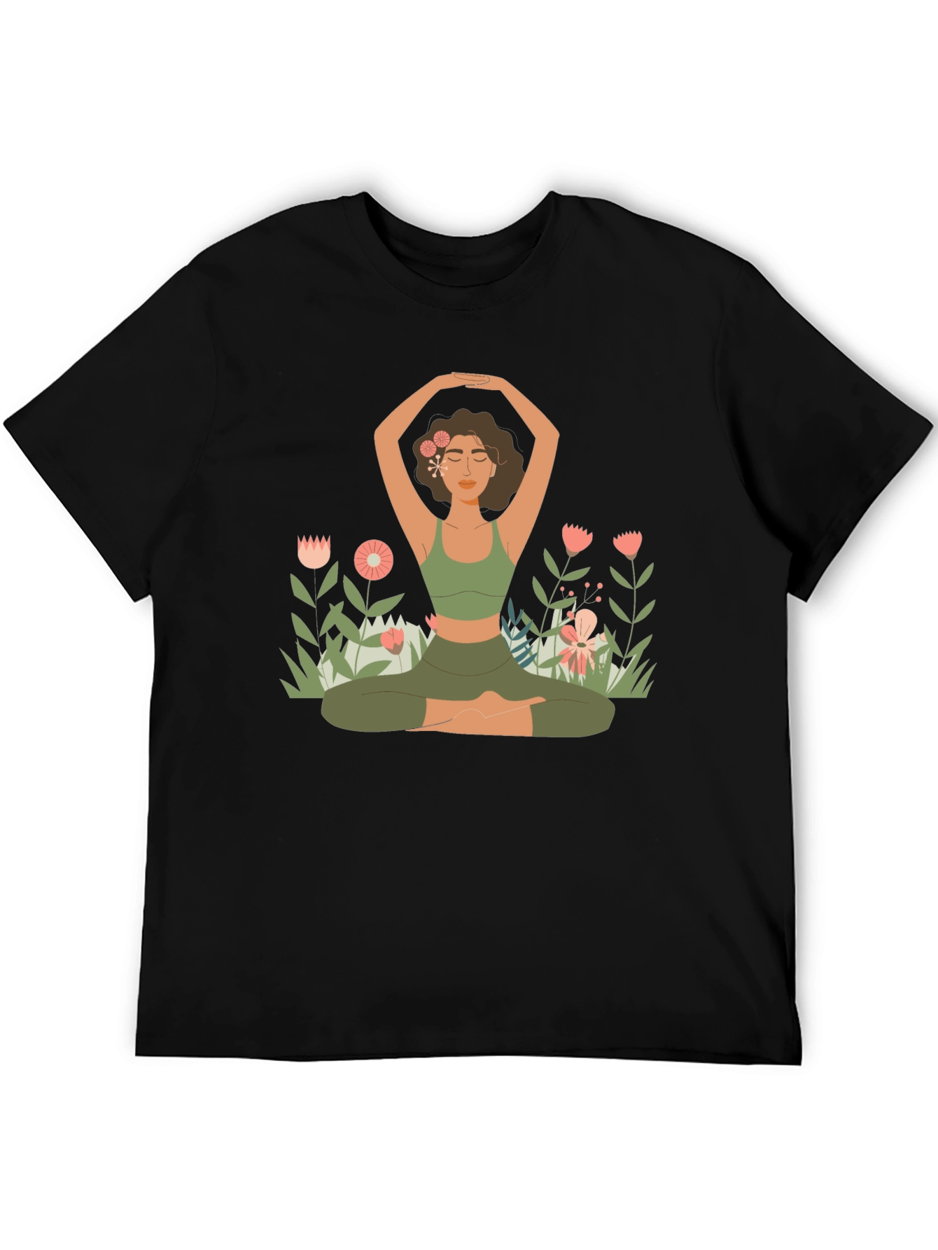 Yoga Girl Graphic Tee - Relaxed Fit