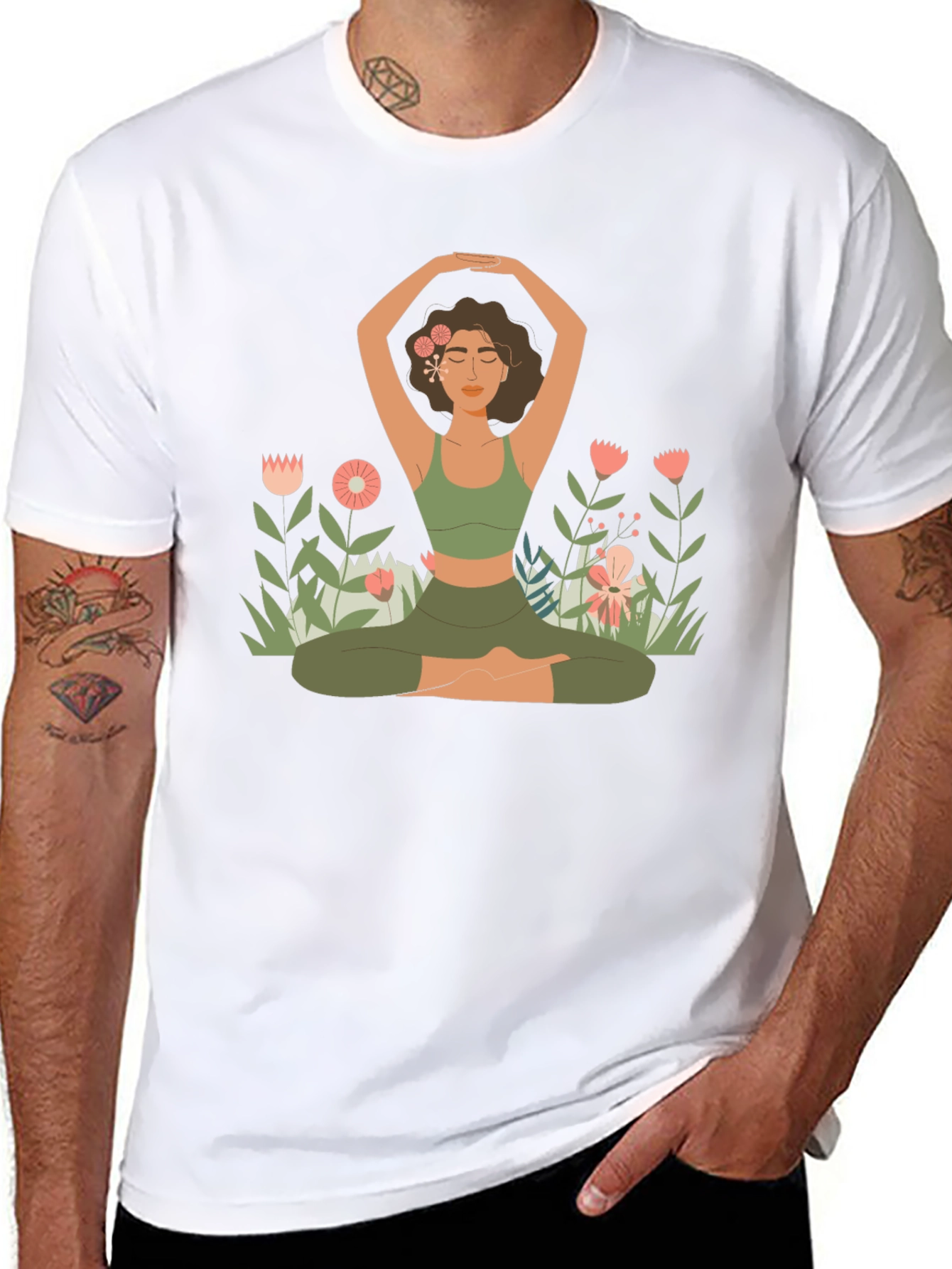 Yoga Girl Graphic Tee - Relaxed Fit