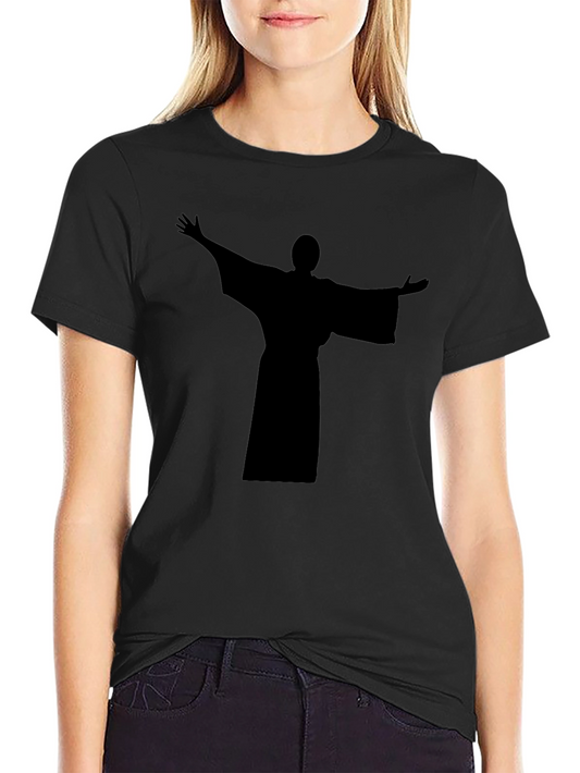 Silhouette Graphic Print Black T-Shirt