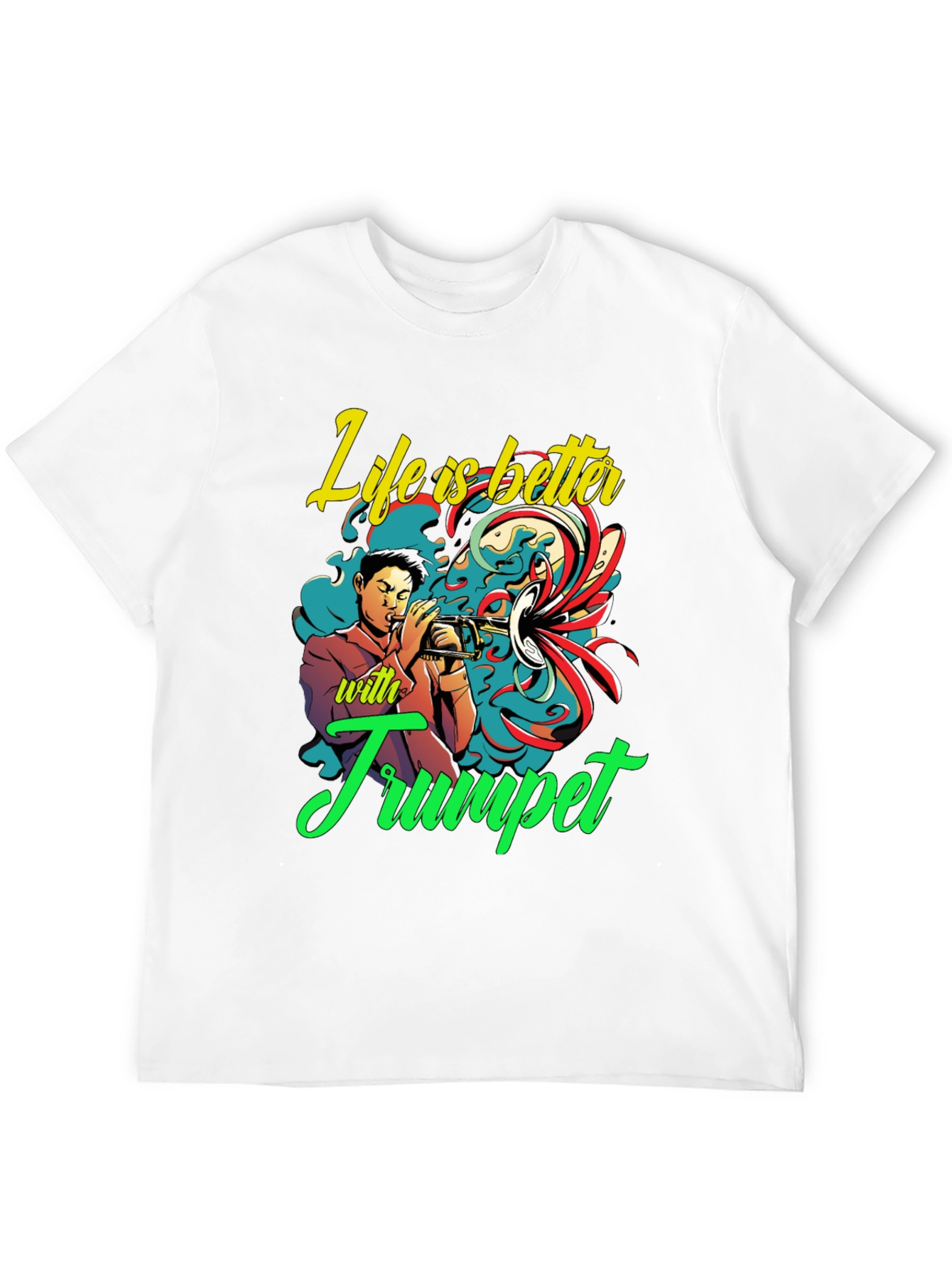 Life is Better With Trumpet Graphic Tee