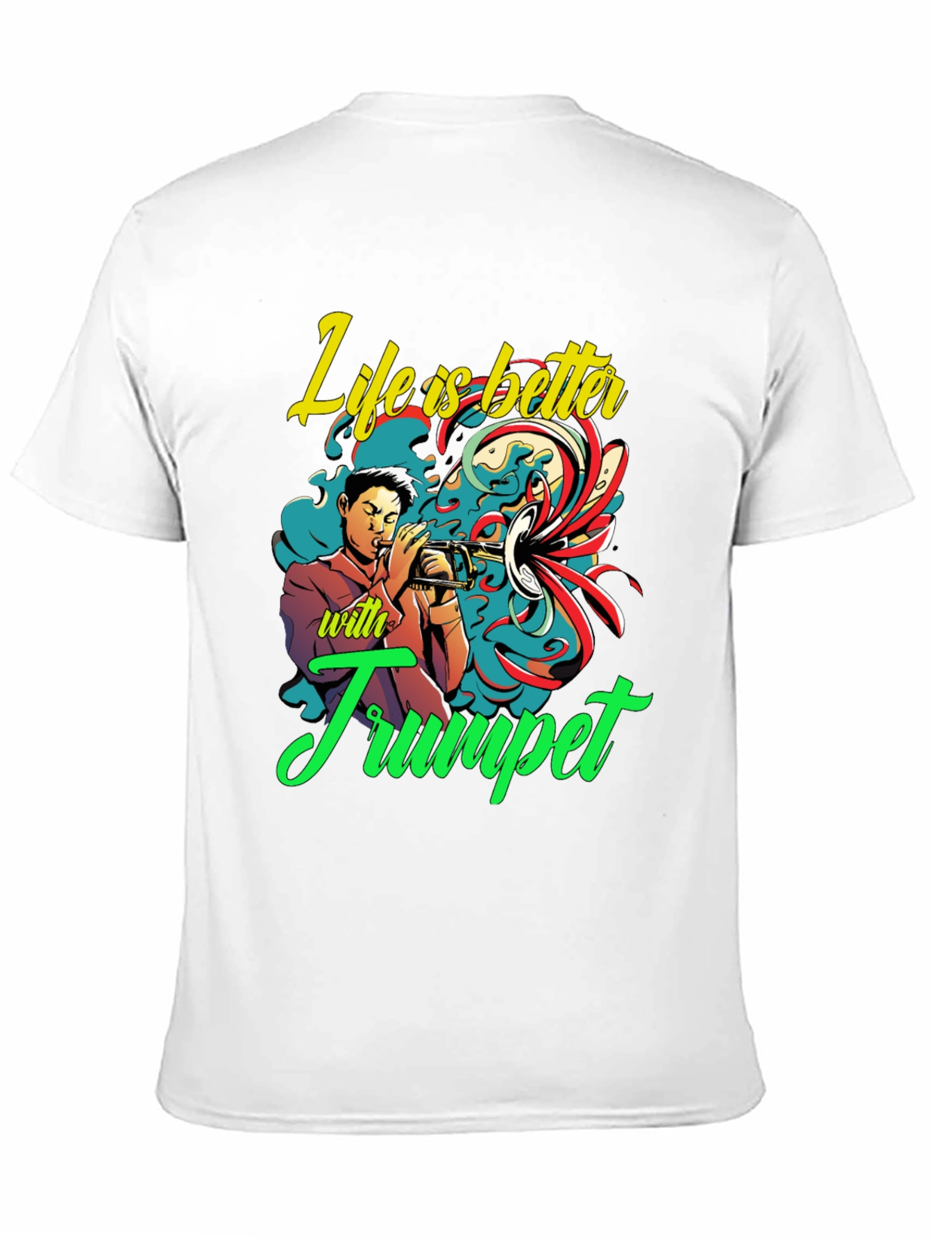 Life is Better With Trumpet Graphic Tee