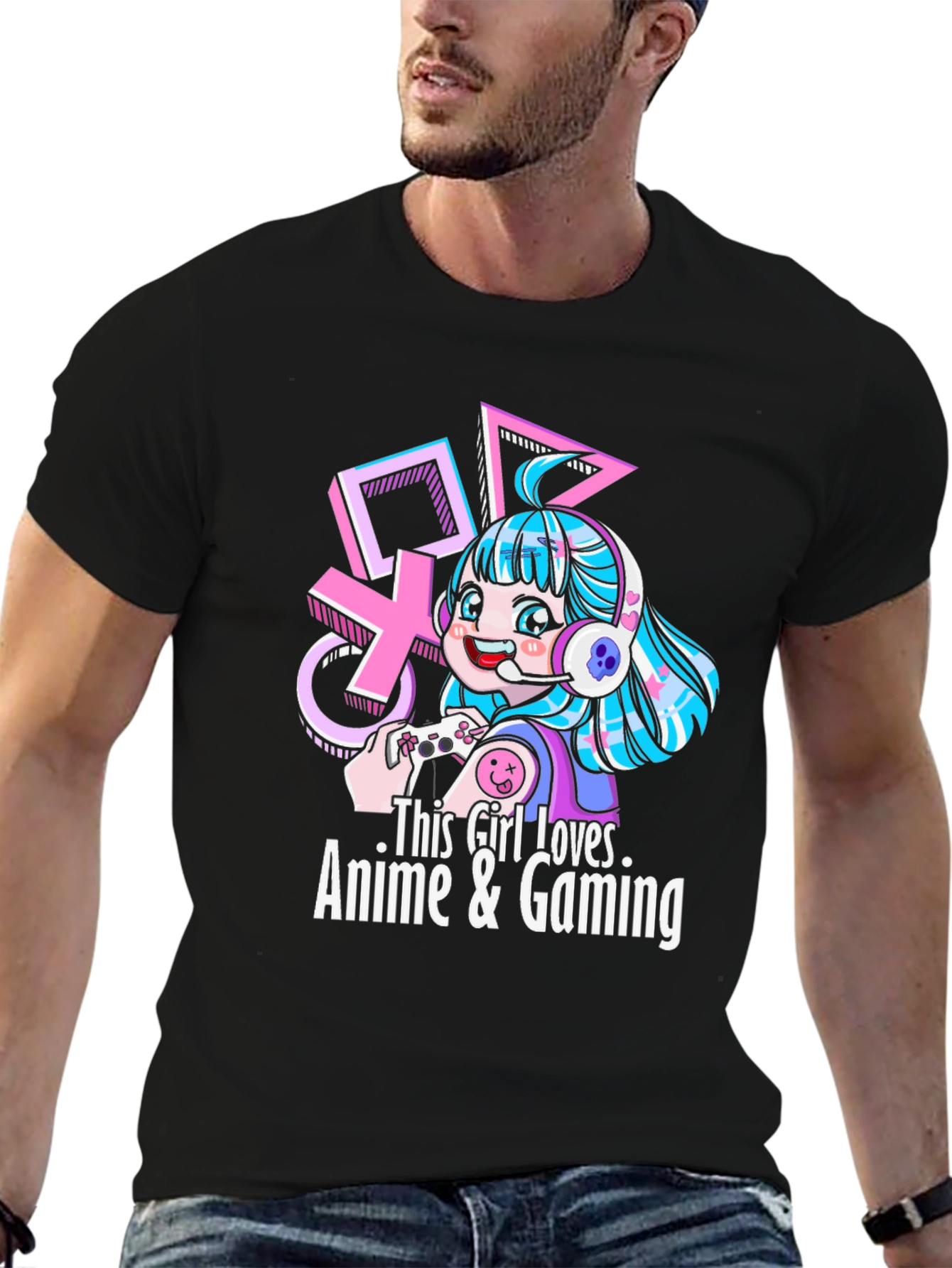Anime & Gaming Girl T-Shirt
