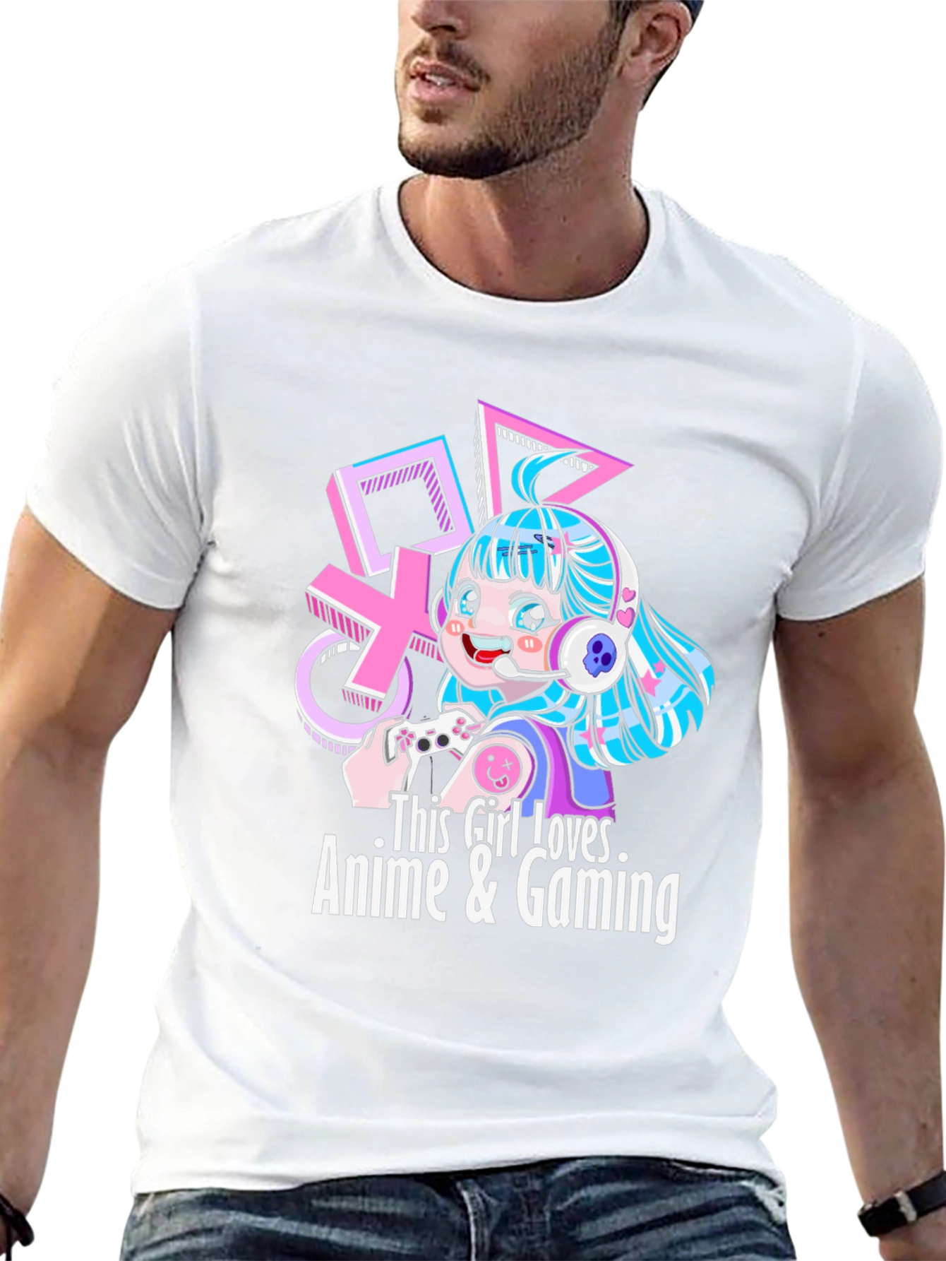 Anime & Gaming Girl T-Shirt