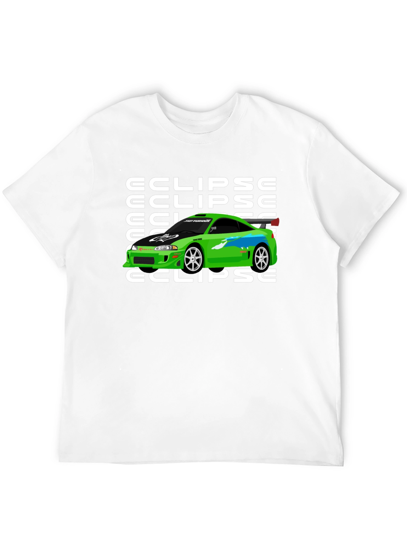 Eclipse Car Graphic T-Shirt - Fast & Furious Inspired