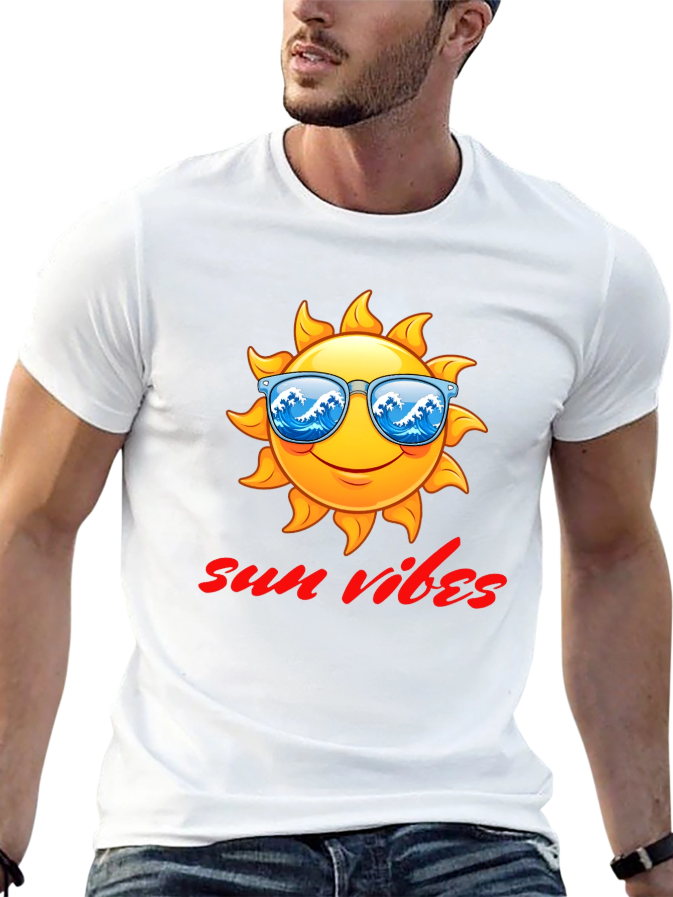 Sun Vibes Graphic T-Shirt -  Summer Ready!
