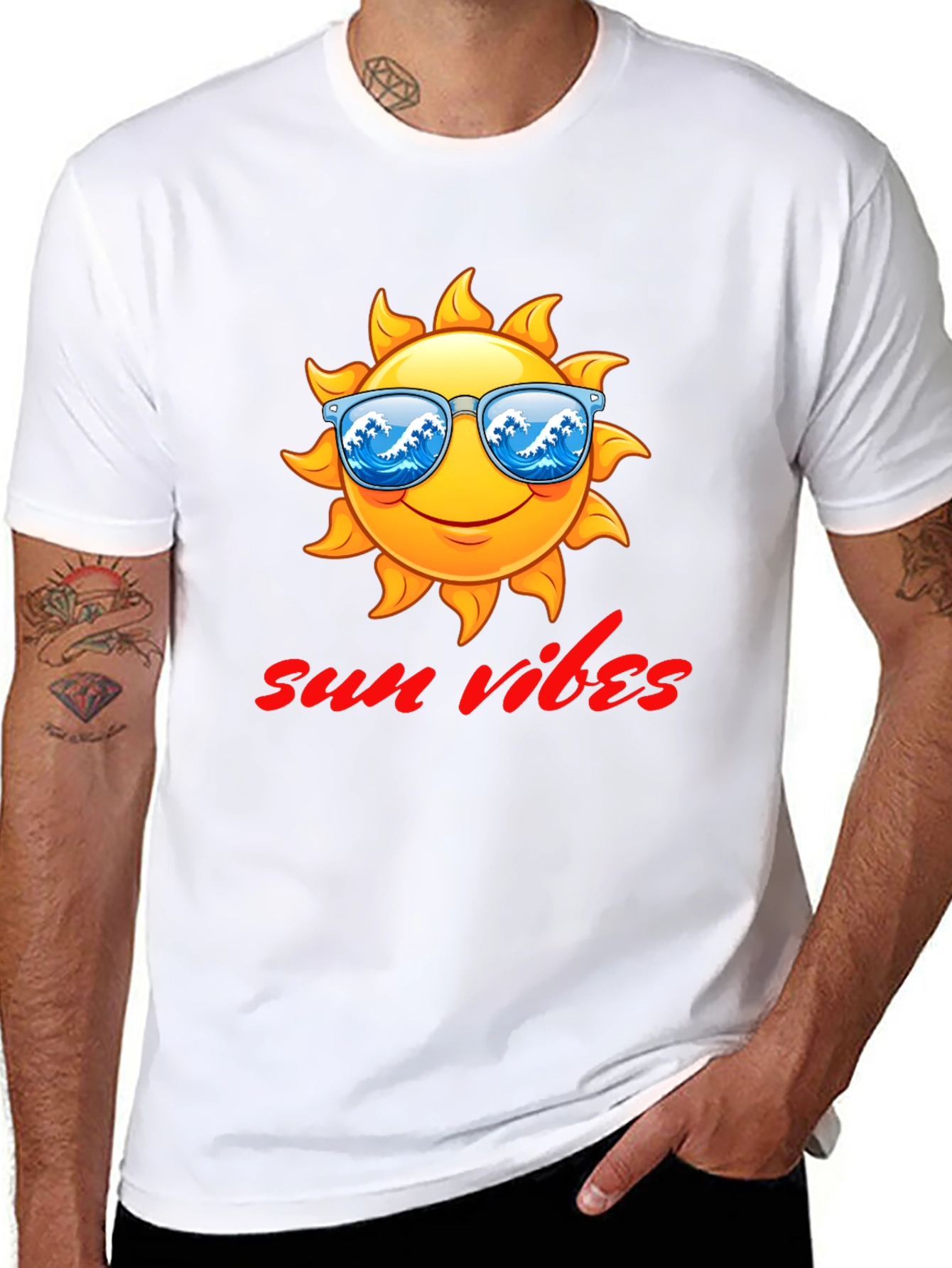 Sun Vibes Graphic T-Shirt -  Summer Ready!
