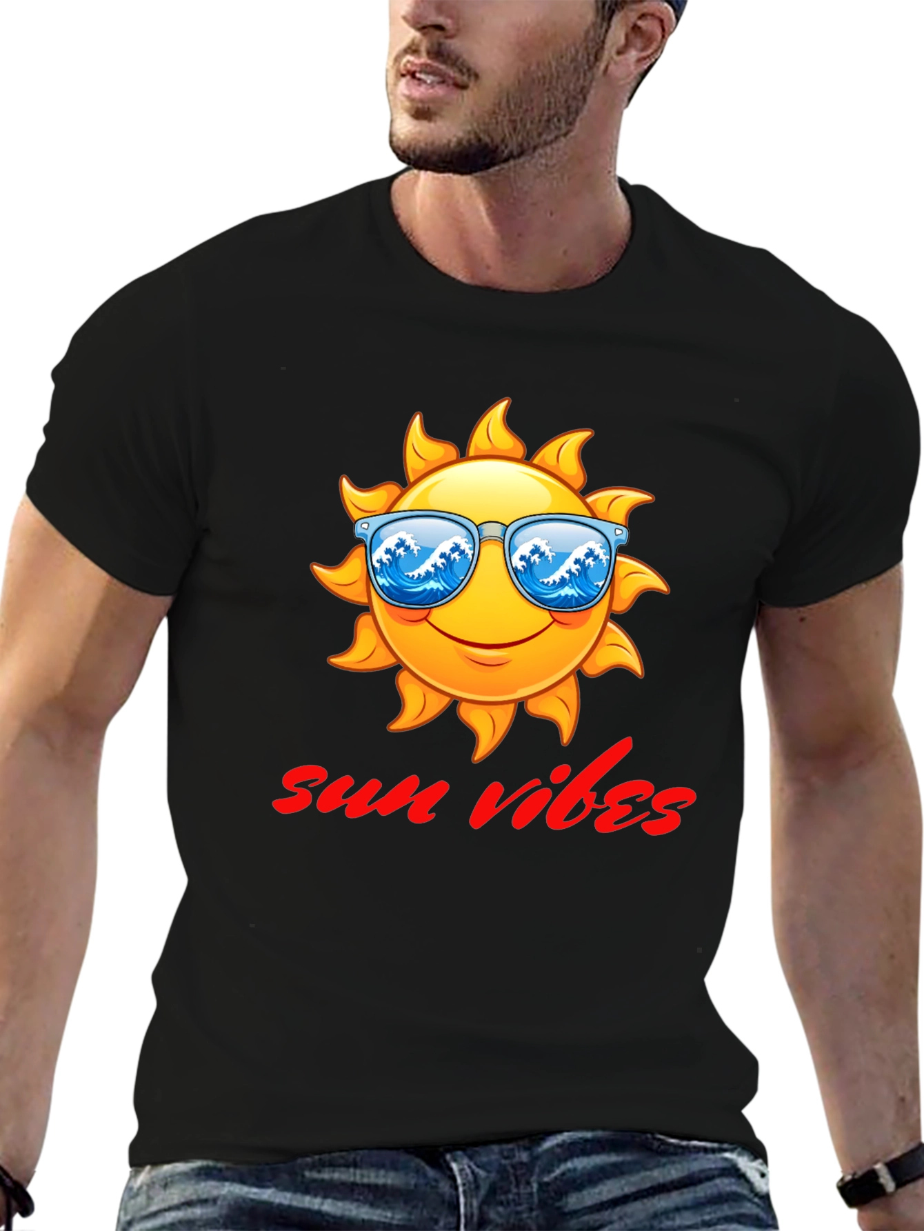 Sun Vibes Graphic T-Shirt -  Summer Ready!