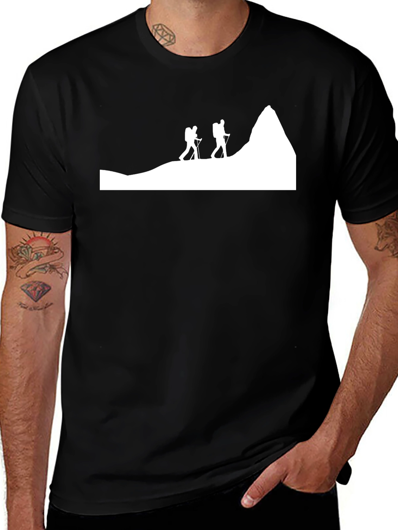 Hiking Silhouette T-Shirt - Adventure Ready