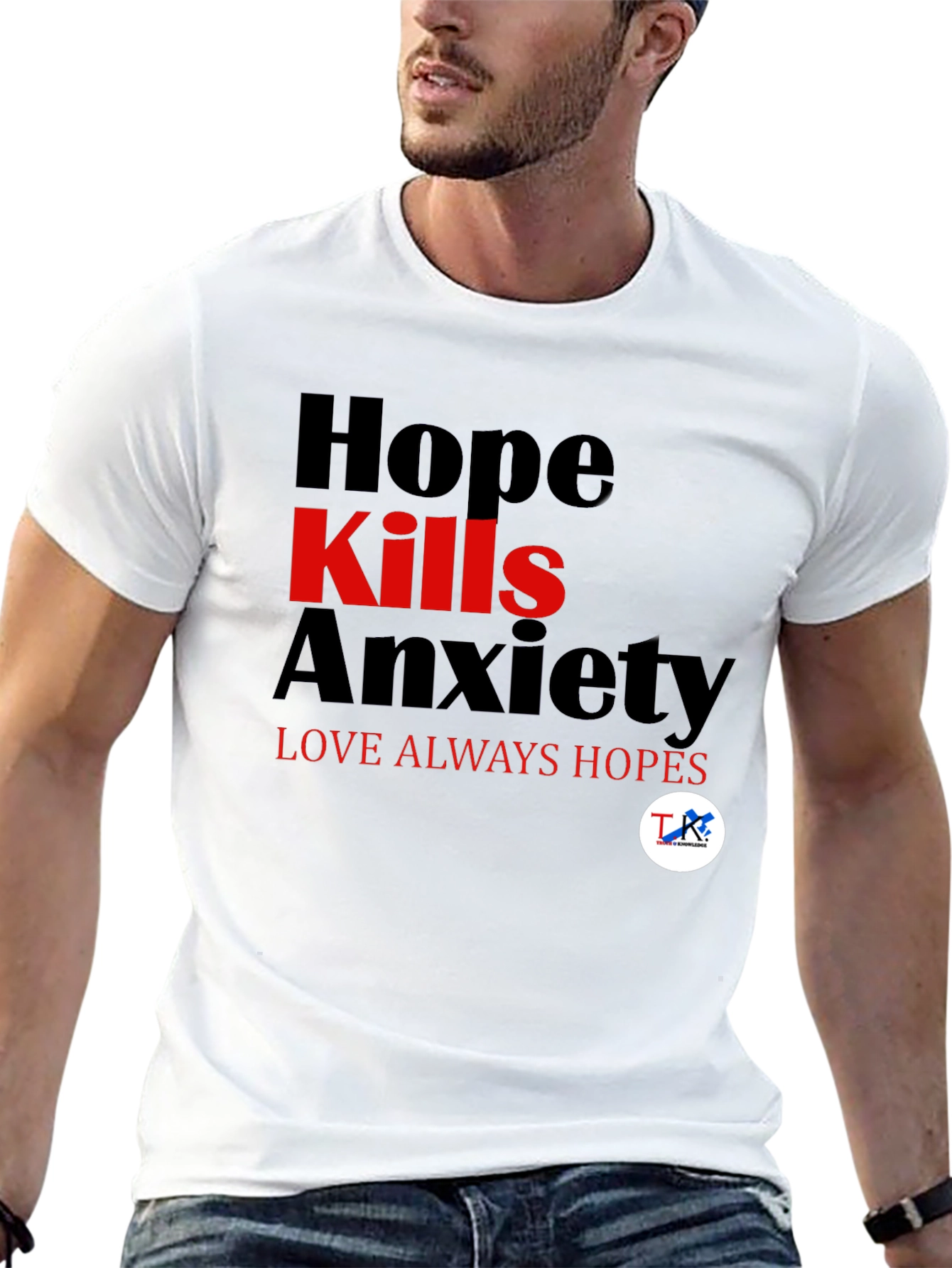 Hope Kills Anxiety T-Shirt - Mens Graphic Tee