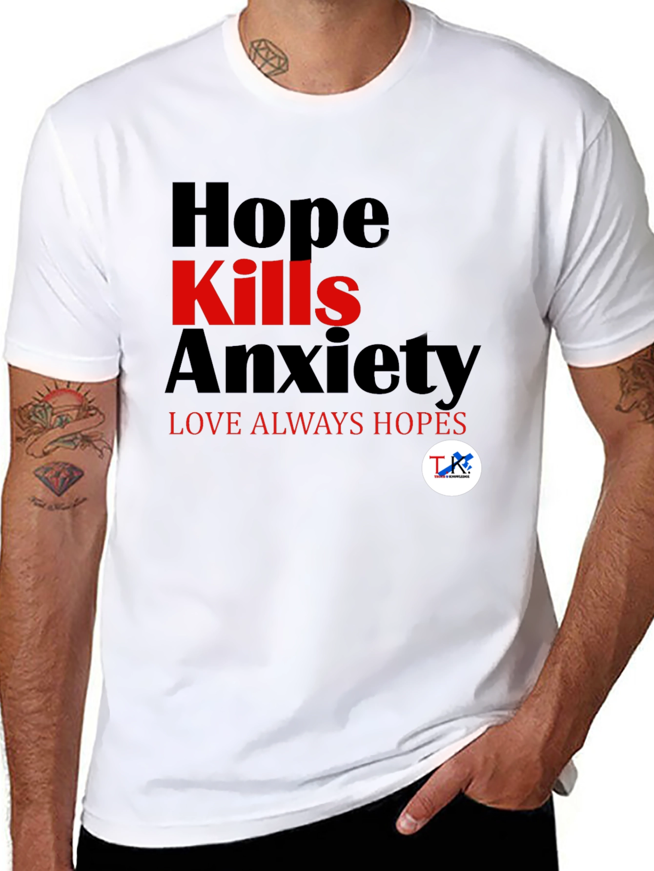 Hope Kills Anxiety T-Shirt - Mens Graphic Tee
