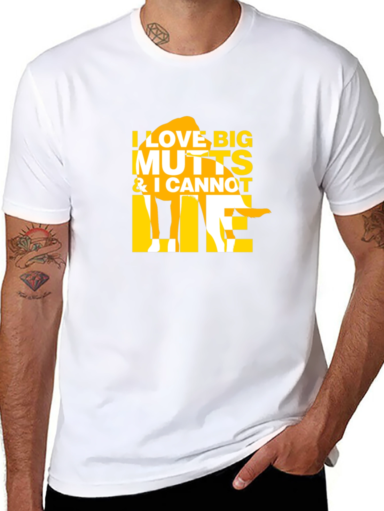 I Love Big Mutts T-Shirt Funny Dog Lover Tee