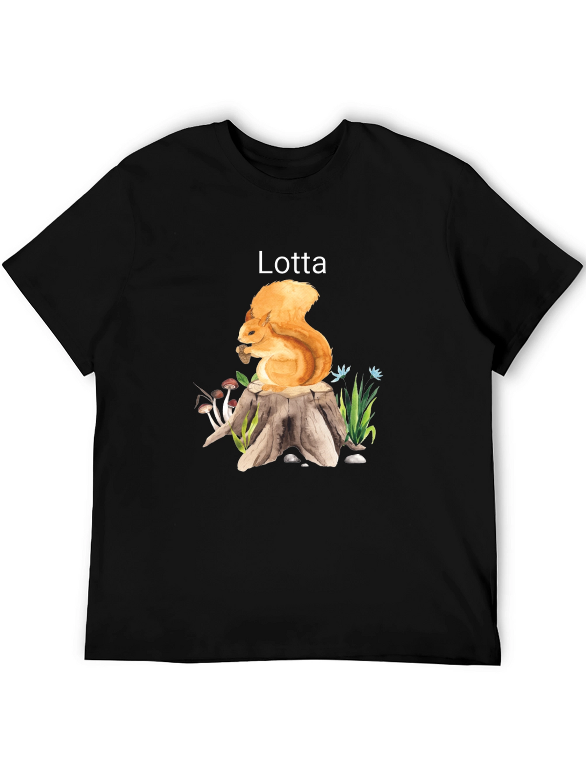 Squirrel Lotta T-Shirt - Unique Graphic Tee
