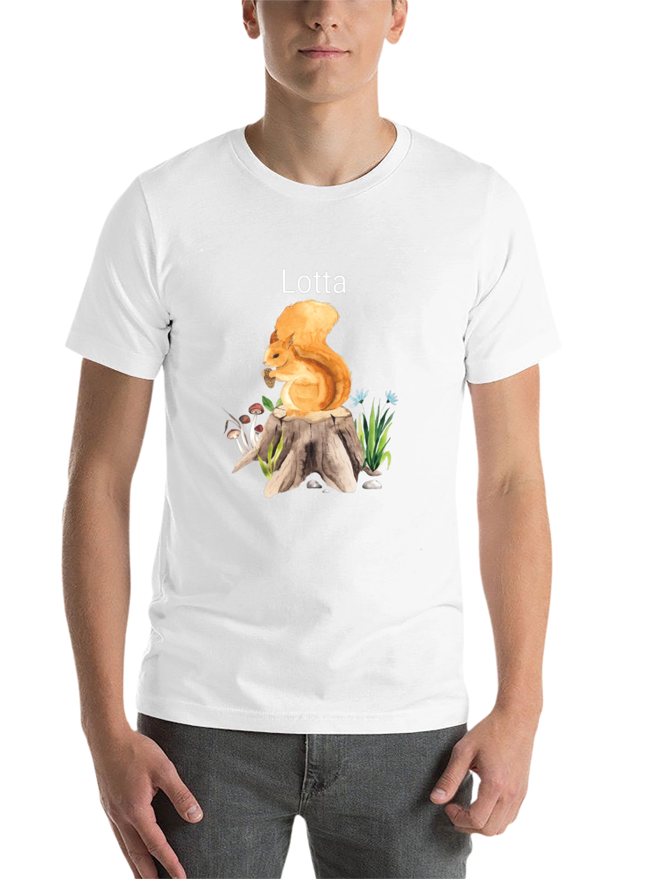 Squirrel Lotta T-Shirt - Unique Graphic Tee