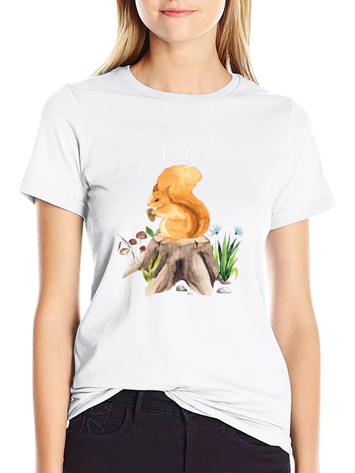 Squirrel Lotta T-Shirt - Unique Graphic Tee