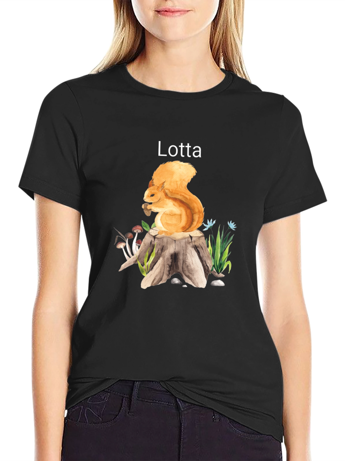 Squirrel Lotta T-Shirt - Unique Graphic Tee