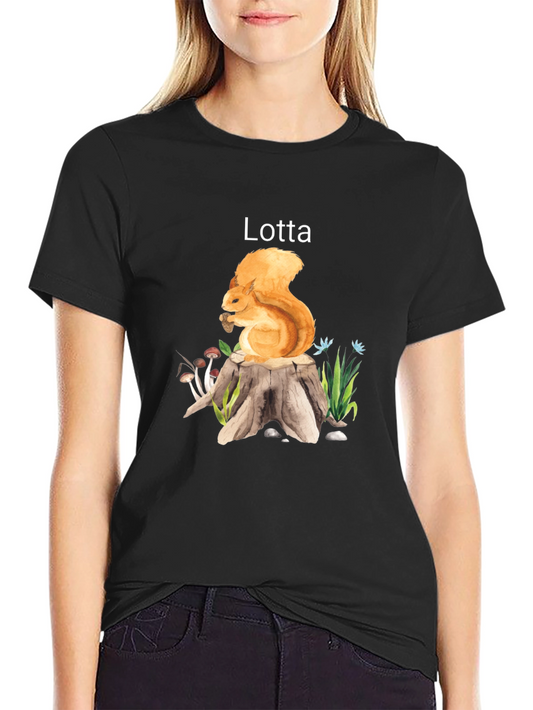 Squirrel Lotta T-Shirt - Unique Graphic Tee