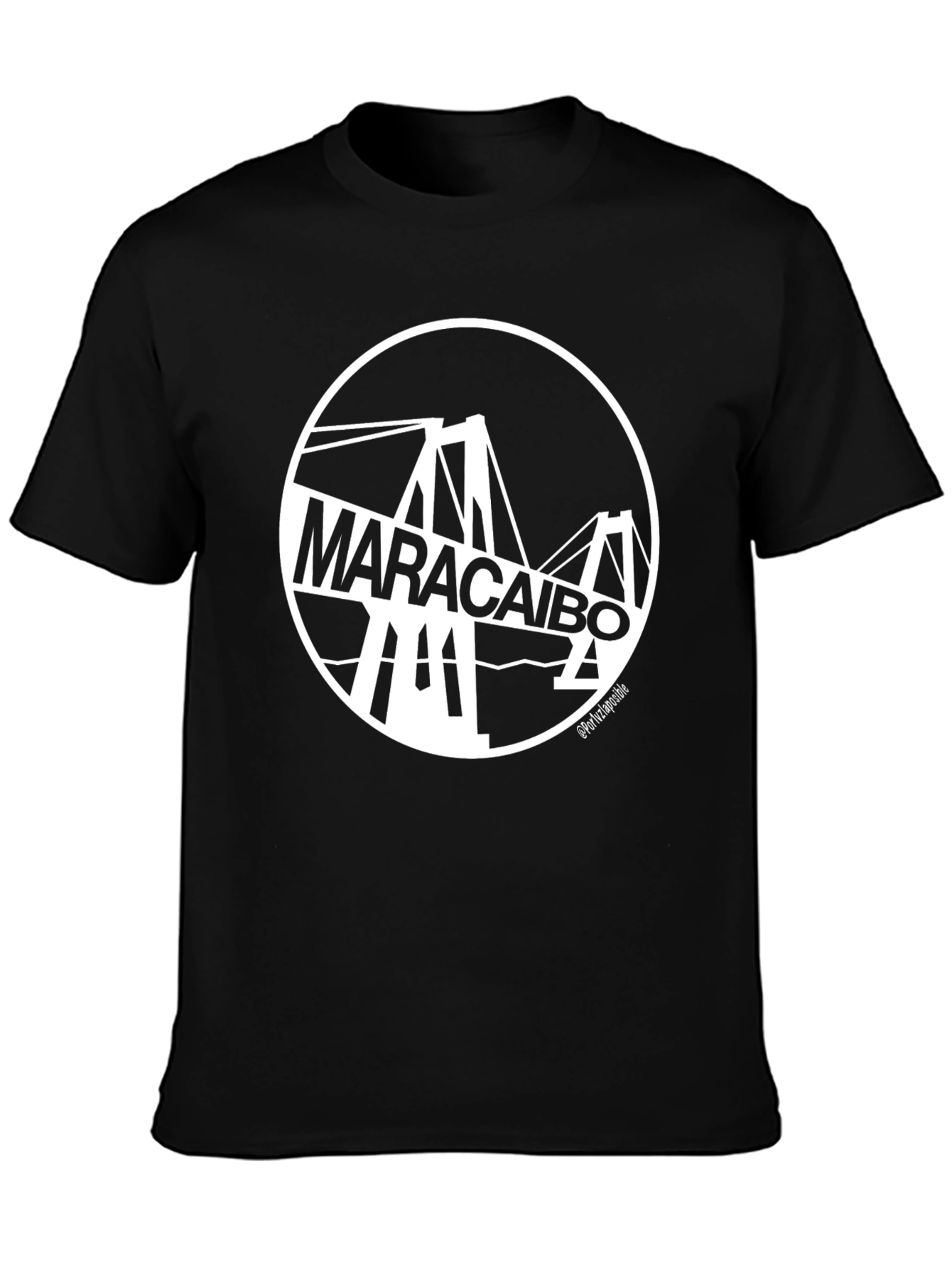 Maracaibo Bridge Black T-Shirt