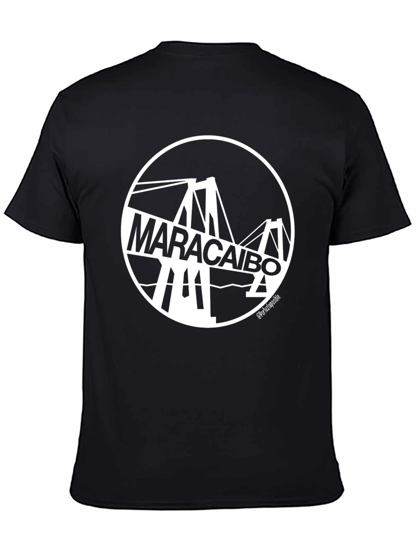 Maracaibo Bridge Black T-Shirt