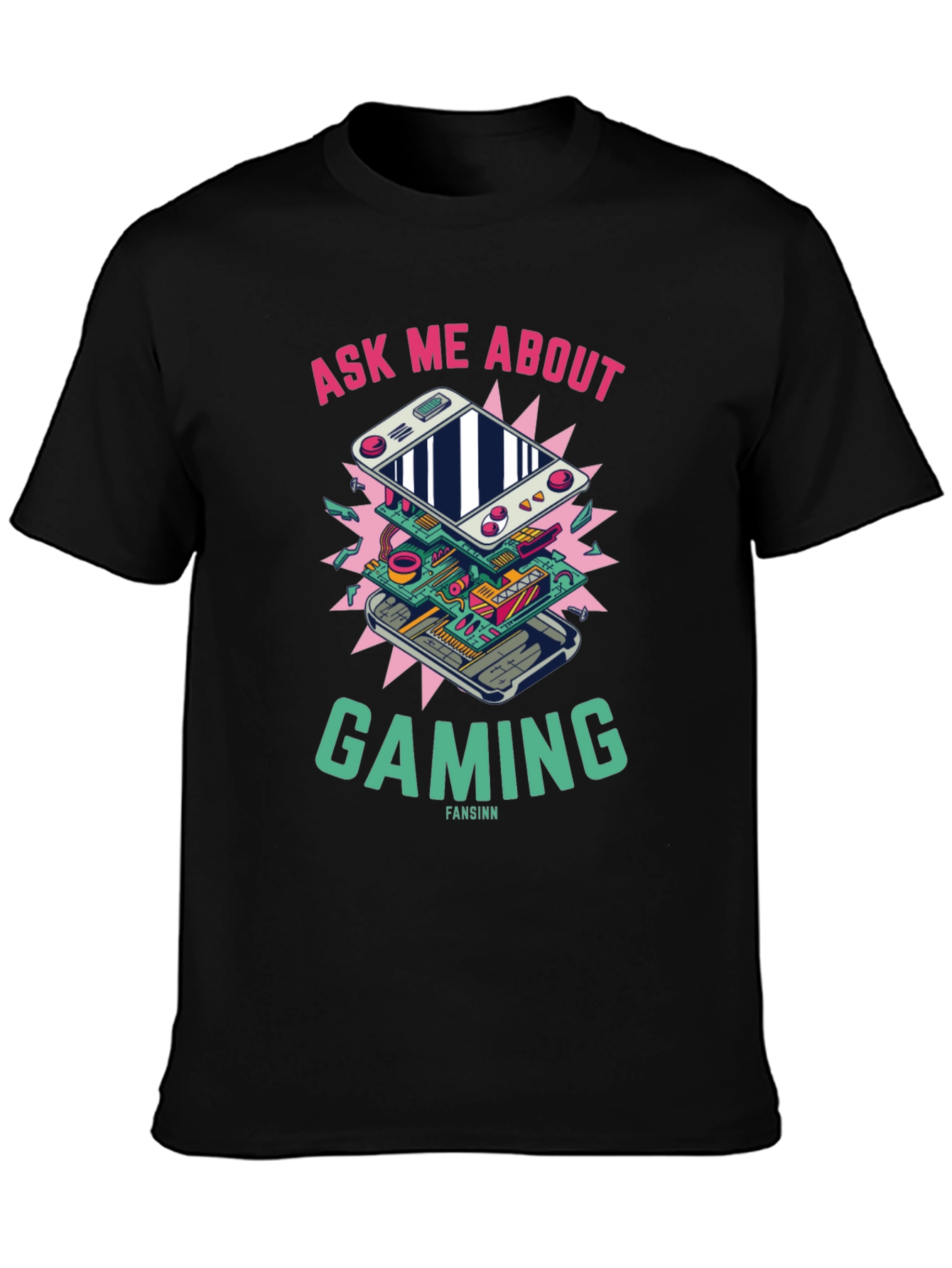 Gaming Console T-Shirt - Ask Me About Gaming