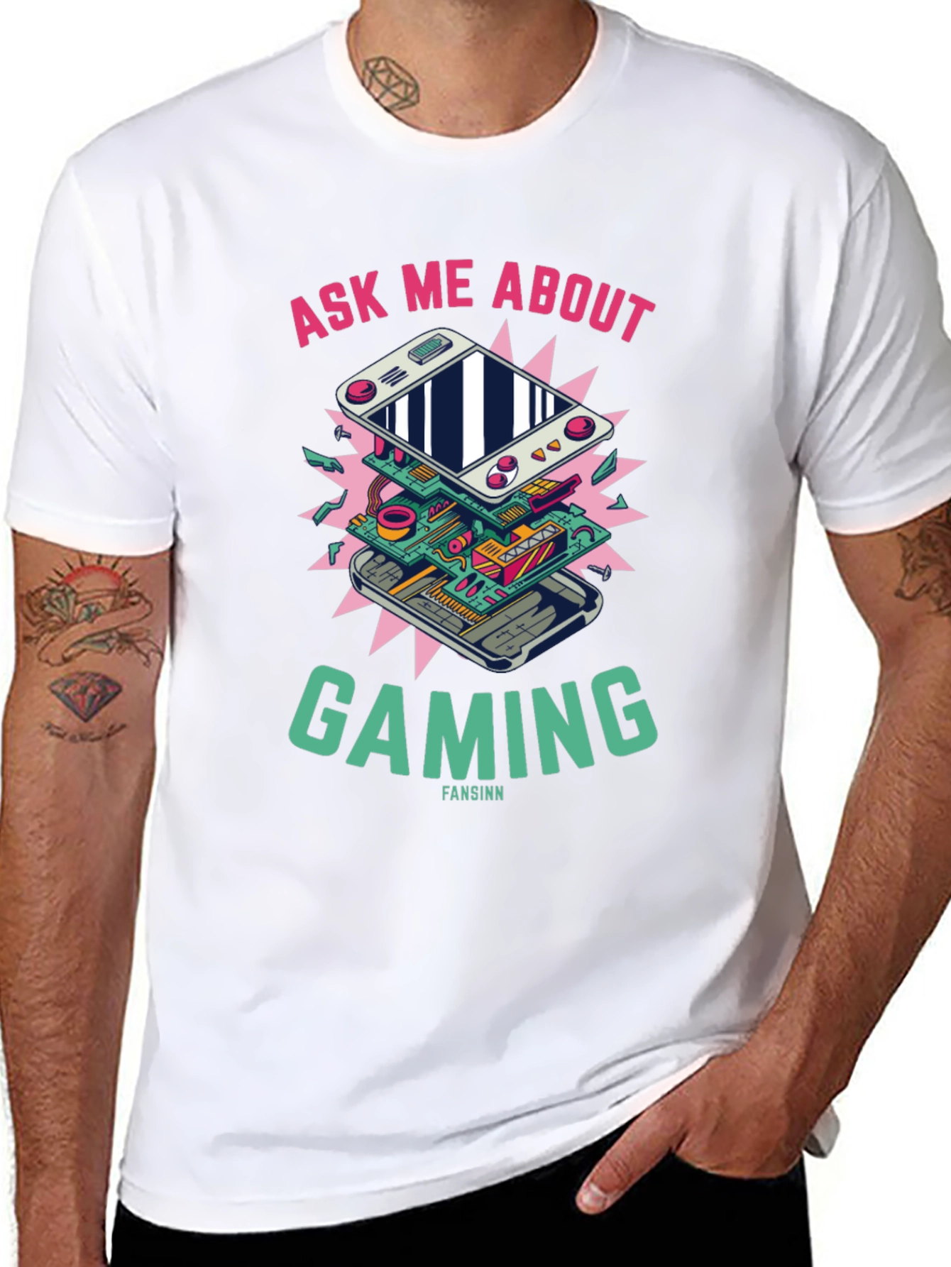 Gaming Console T-Shirt - Ask Me About Gaming
