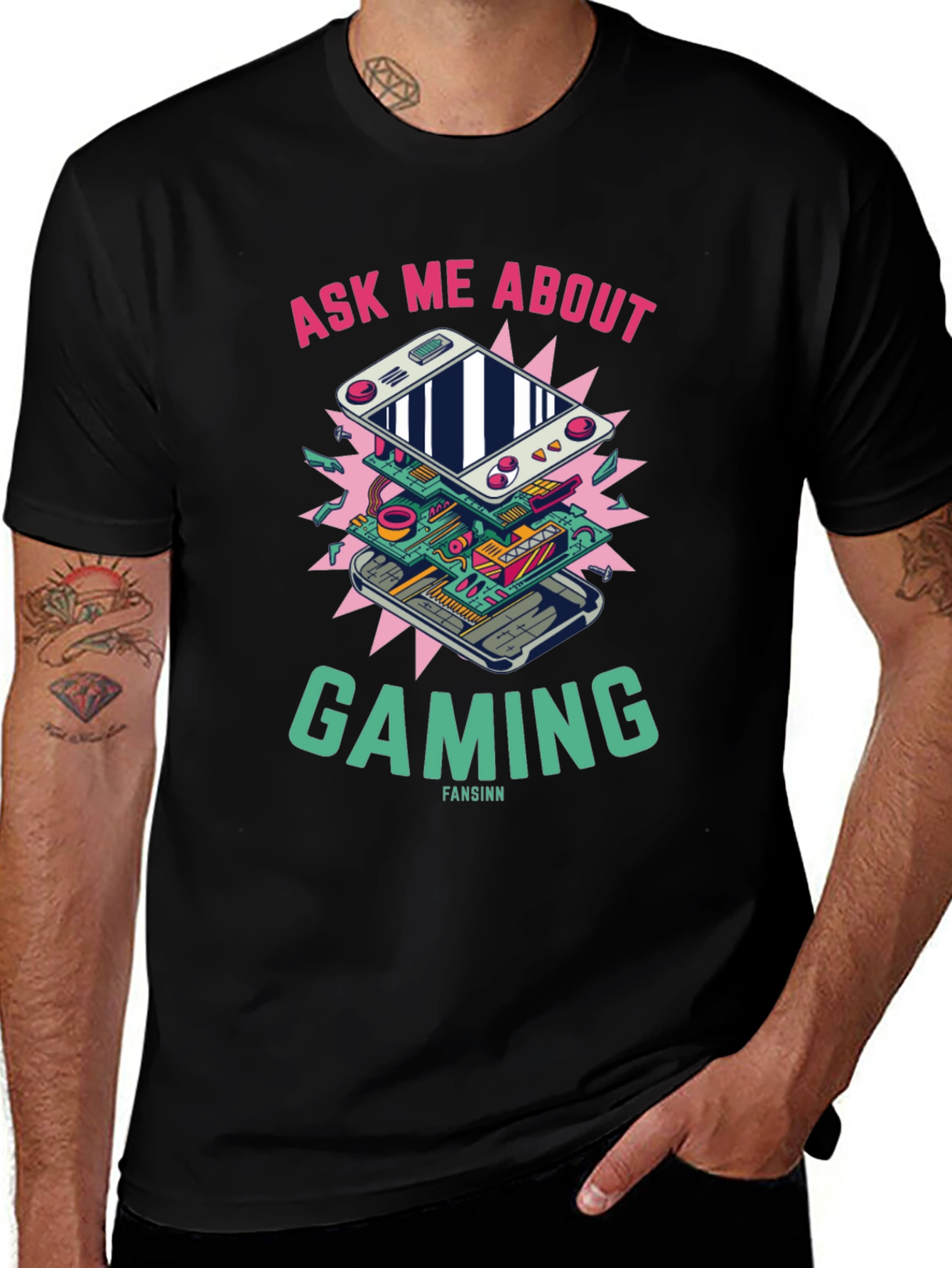Gaming Console T-Shirt - Ask Me About Gaming