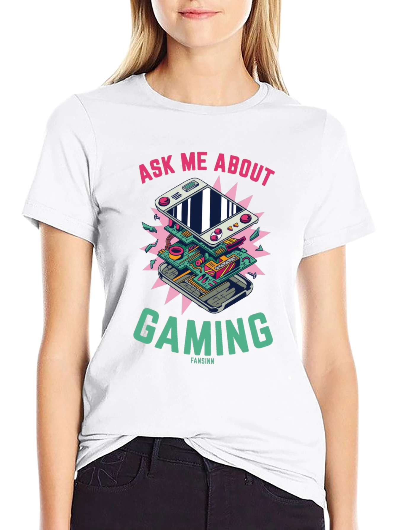 Gaming Console T-Shirt - Ask Me About Gaming
