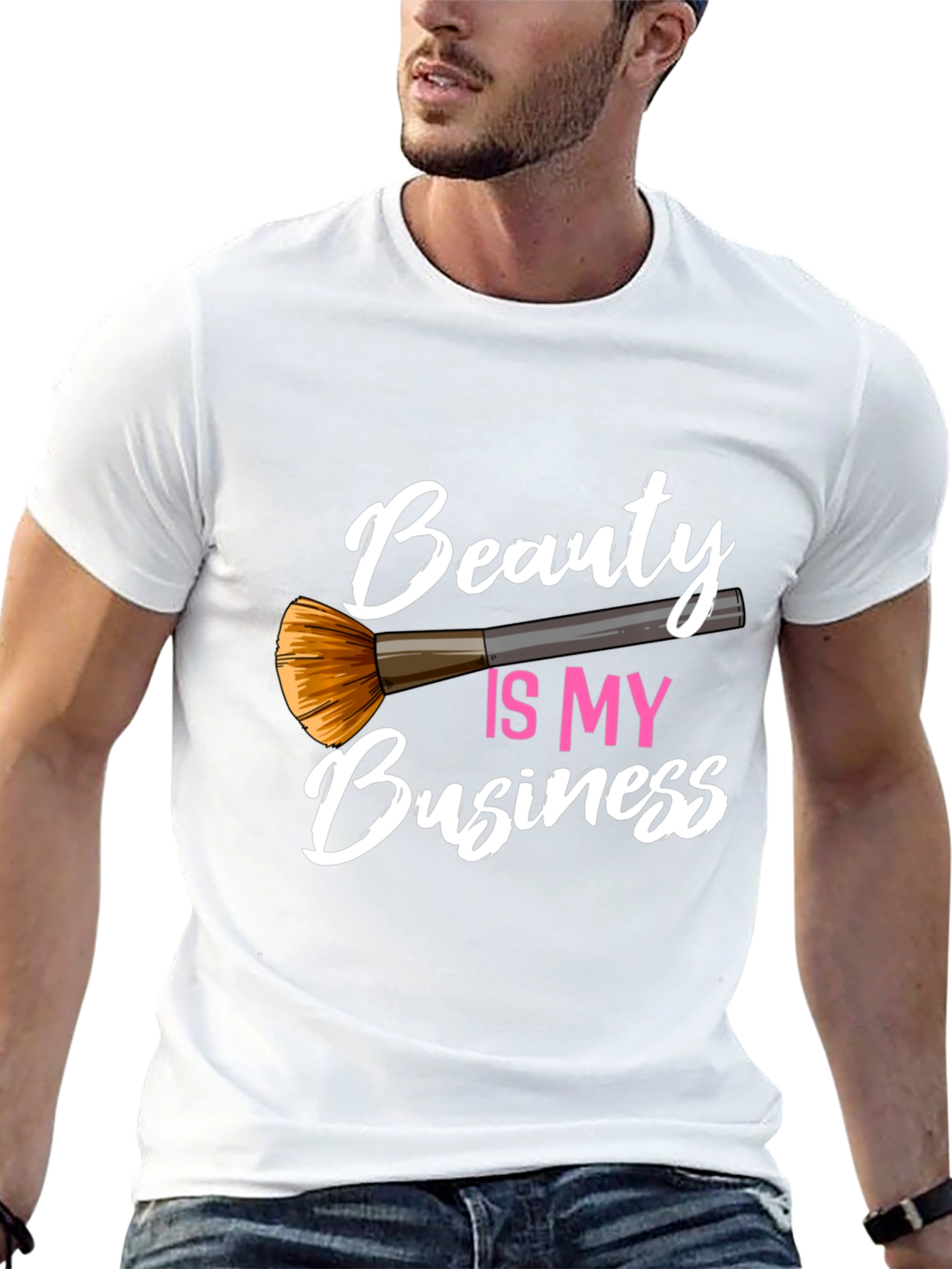 Beauty Is My Business Black Graphic Tee