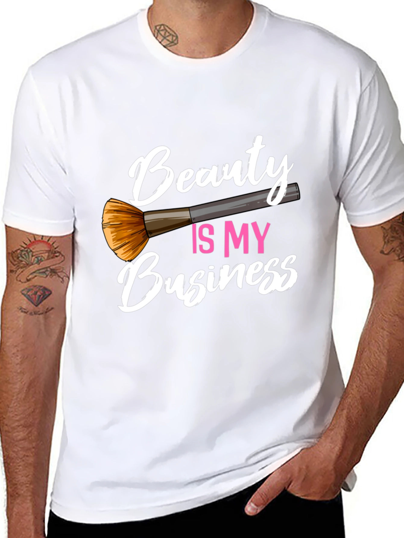 Beauty Is My Business Black Graphic Tee