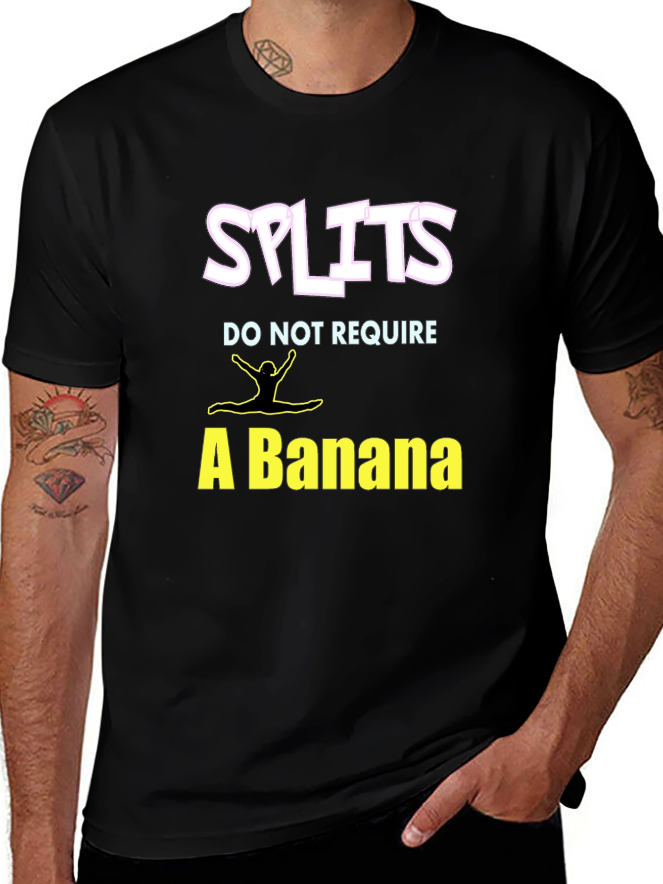 Splits Banana Funny Gymnast T-Shirt