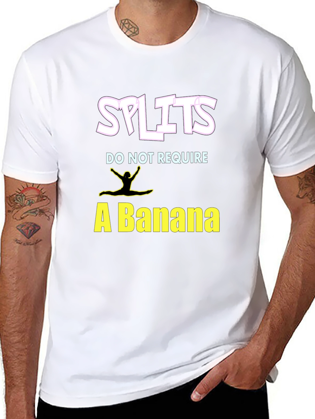 Splits Banana Funny Gymnast T-Shirt