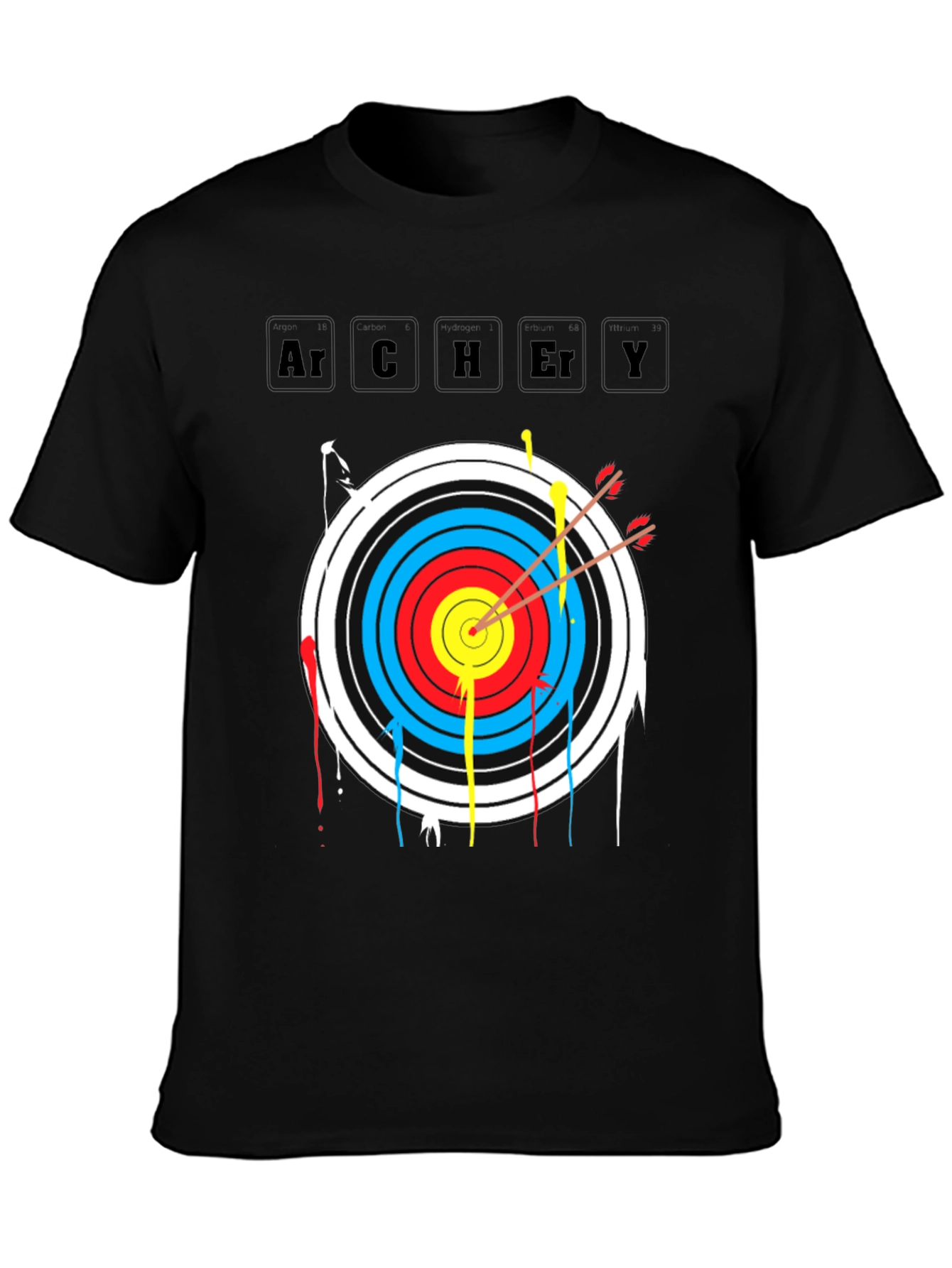 Archery Target T-Shirt - Bulls Eye Arrow Tee