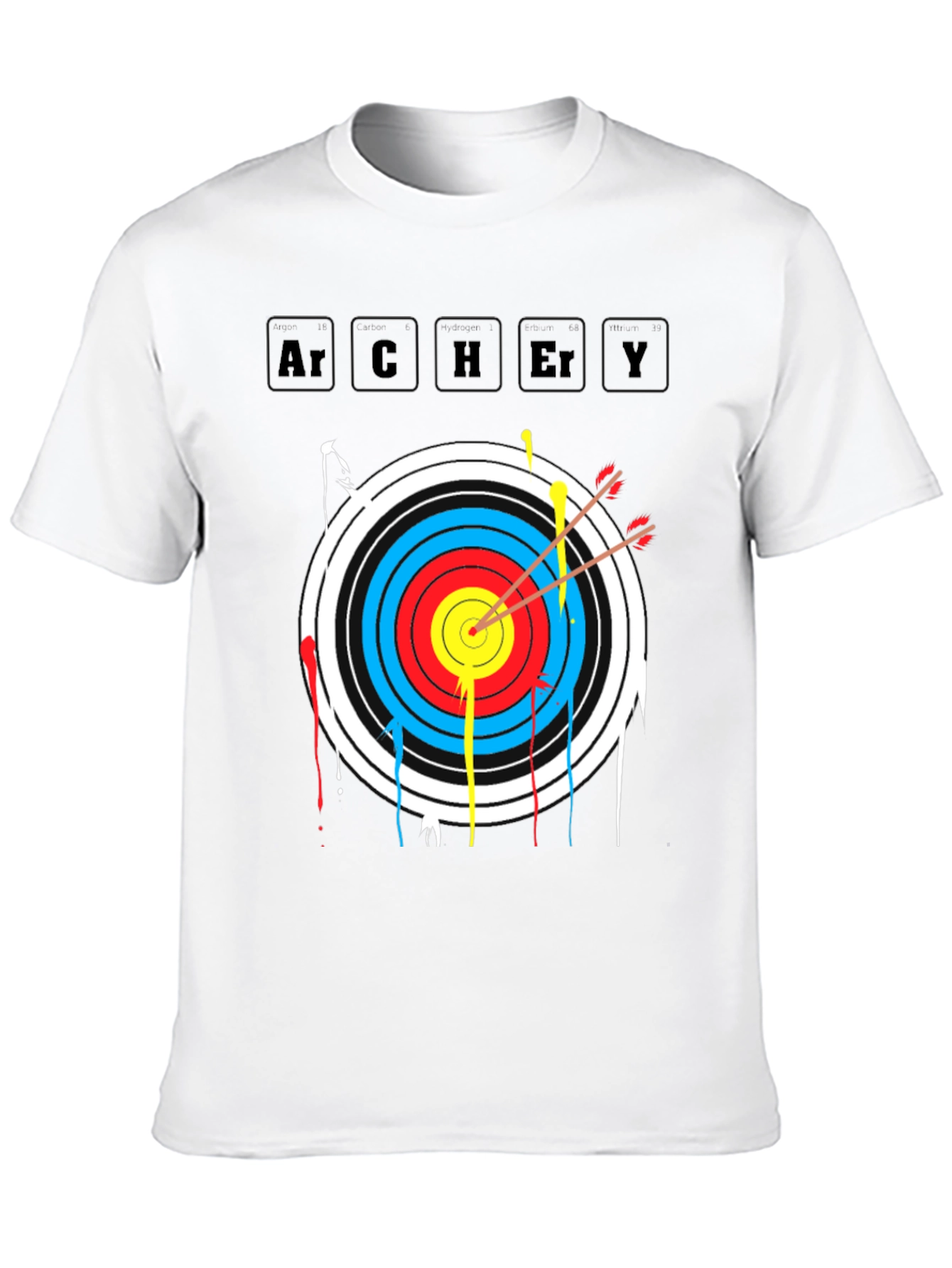 Archery Target T-Shirt - Bulls Eye Arrow Tee