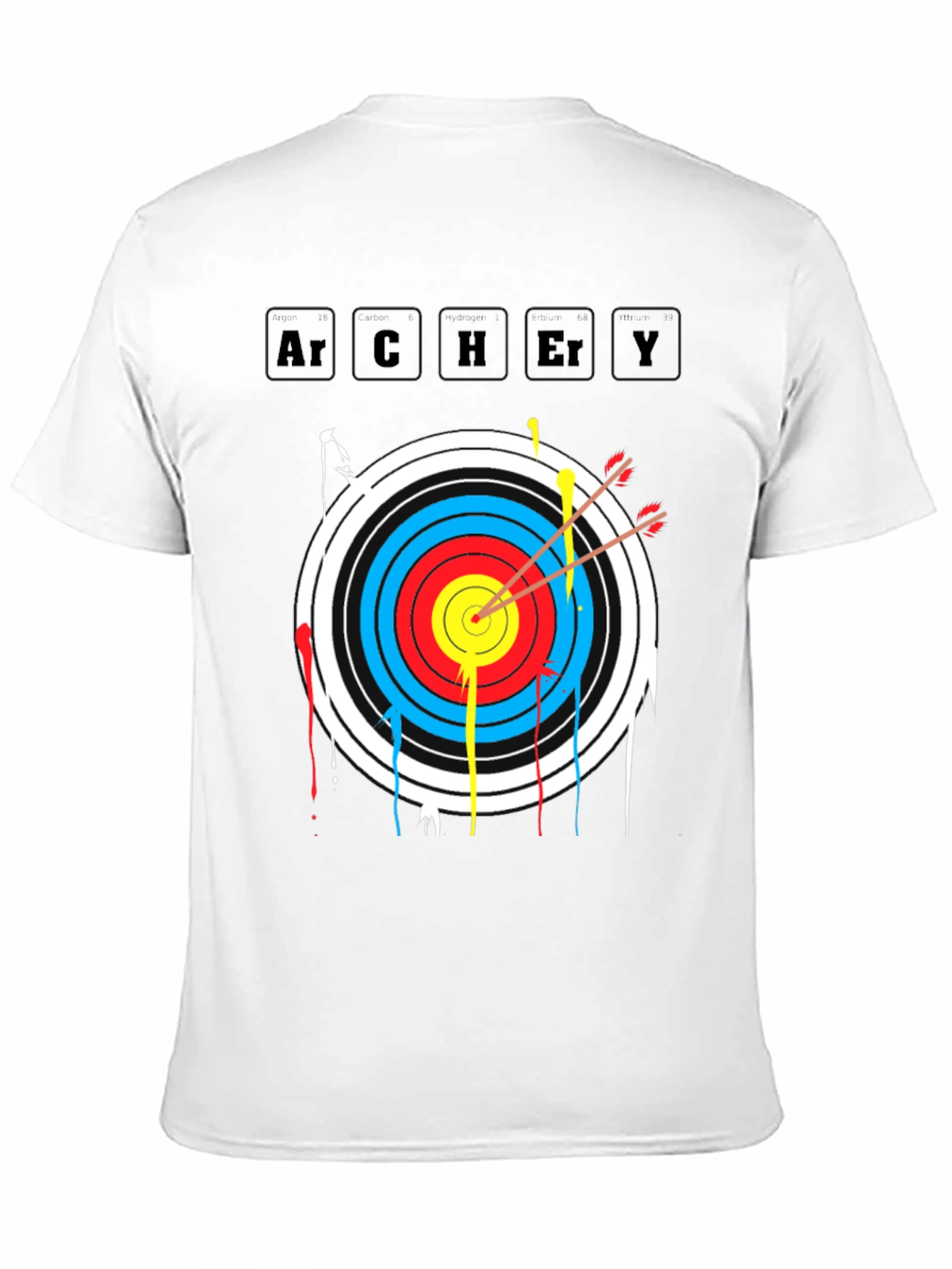 Archery Target T-Shirt - Bulls Eye Arrow Tee