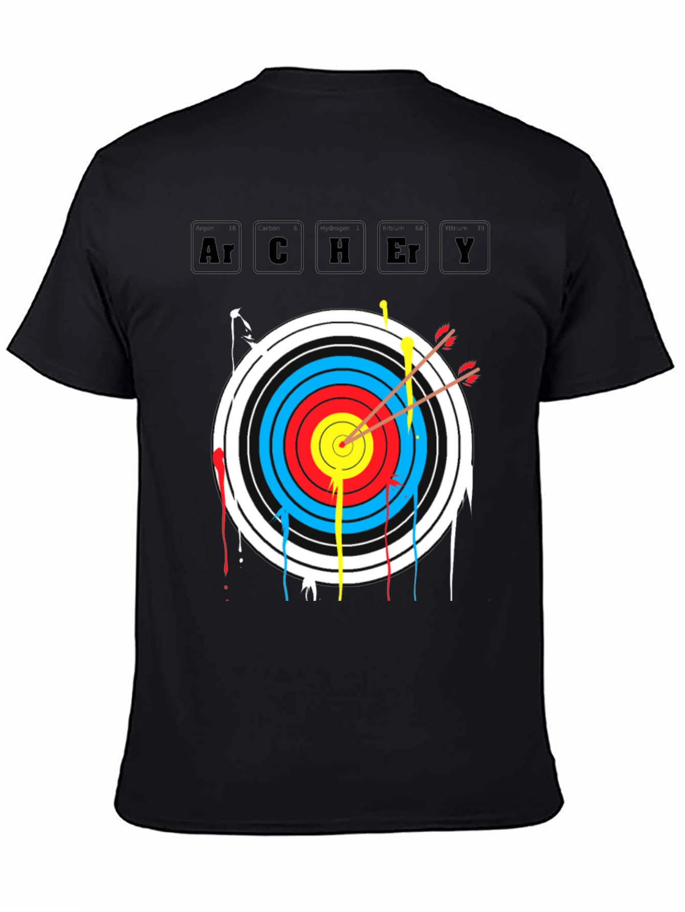 Archery Target T-Shirt - Bulls Eye Arrow Tee