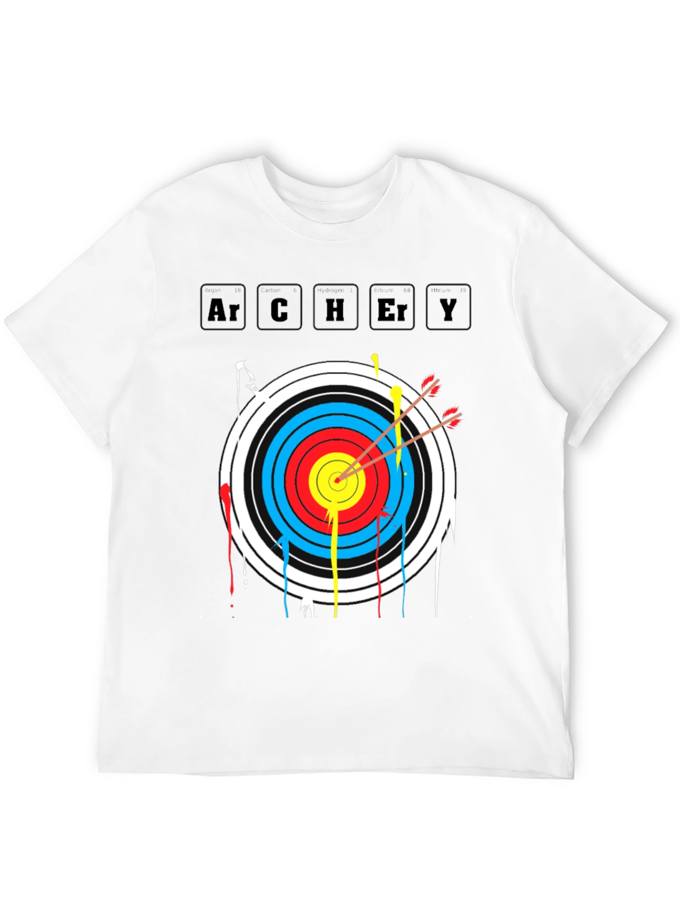 Archery Target T-Shirt - Bulls Eye Arrow Tee