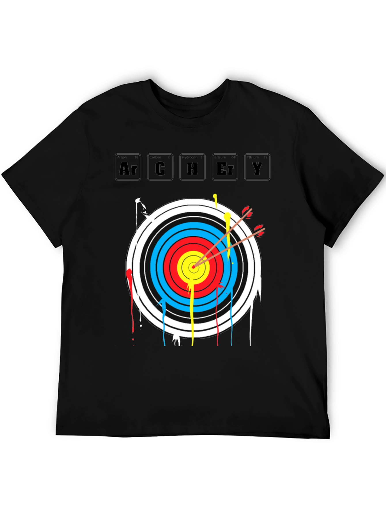 Archery Target T-Shirt - Bulls Eye Arrow Tee