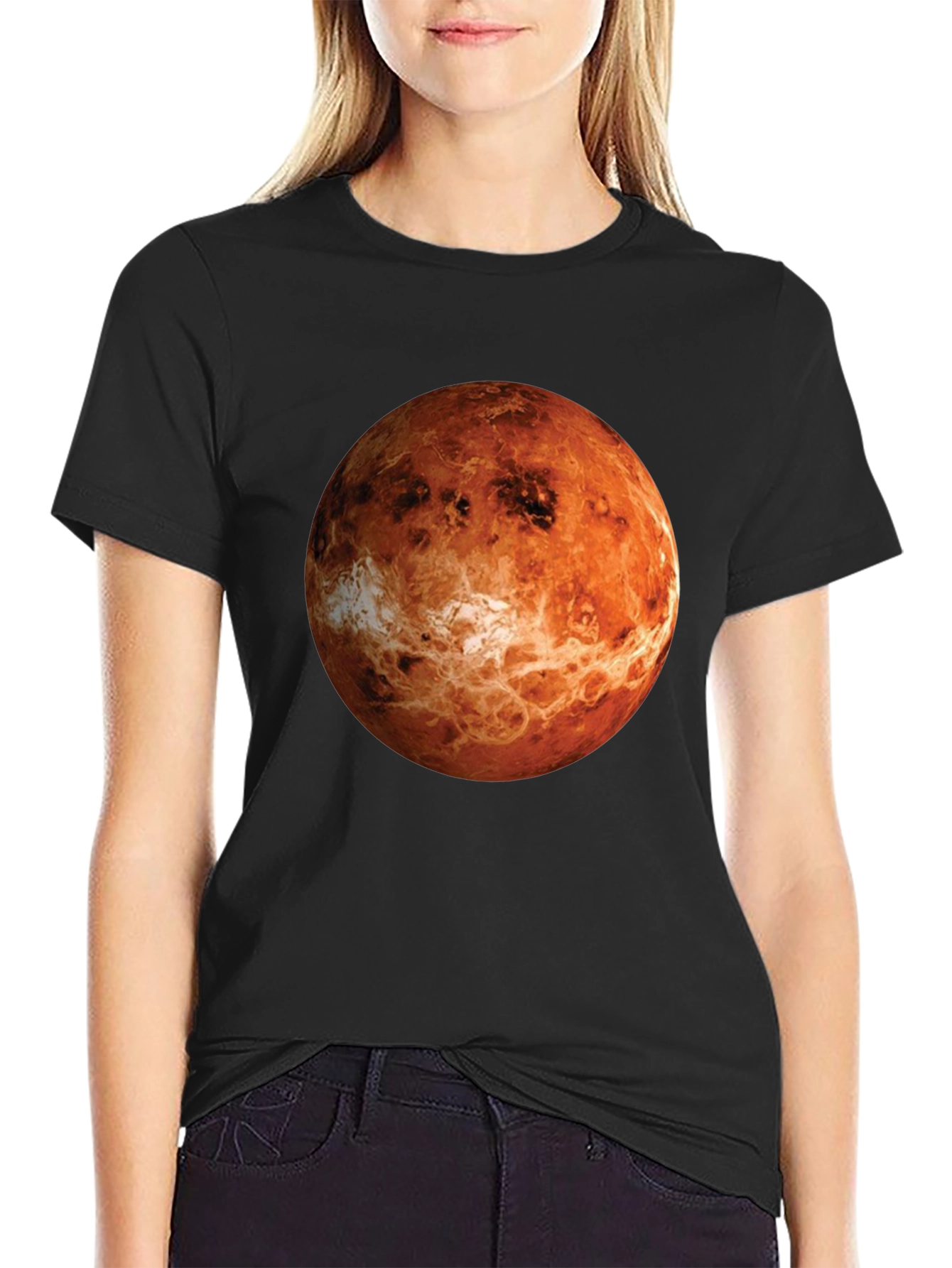 Venus Planet Graphic T-Shirt - Space Lover Tee