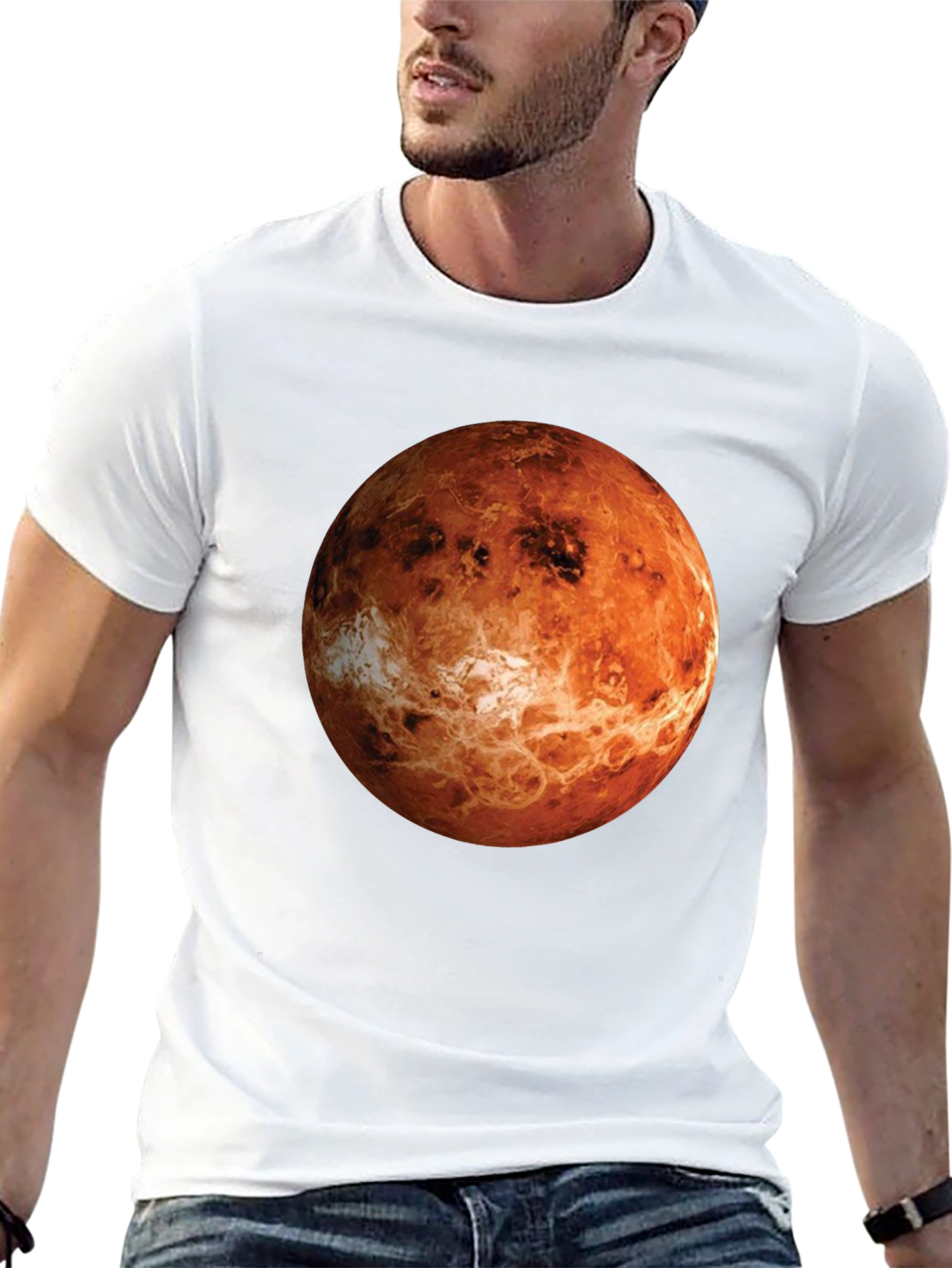 Venus Planet Graphic T-Shirt - Space Lover Tee