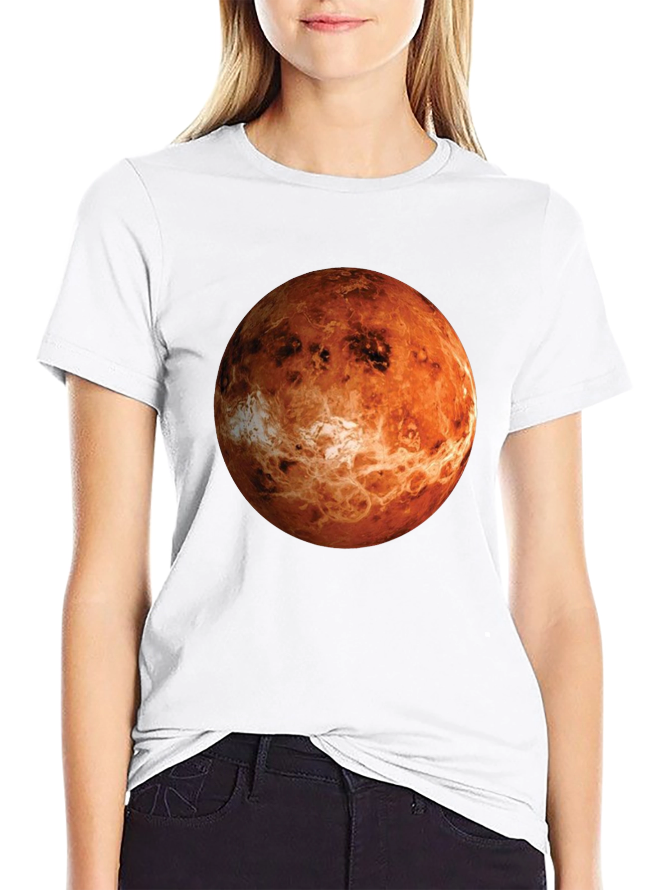 Venus Planet Graphic T-Shirt - Space Lover Tee